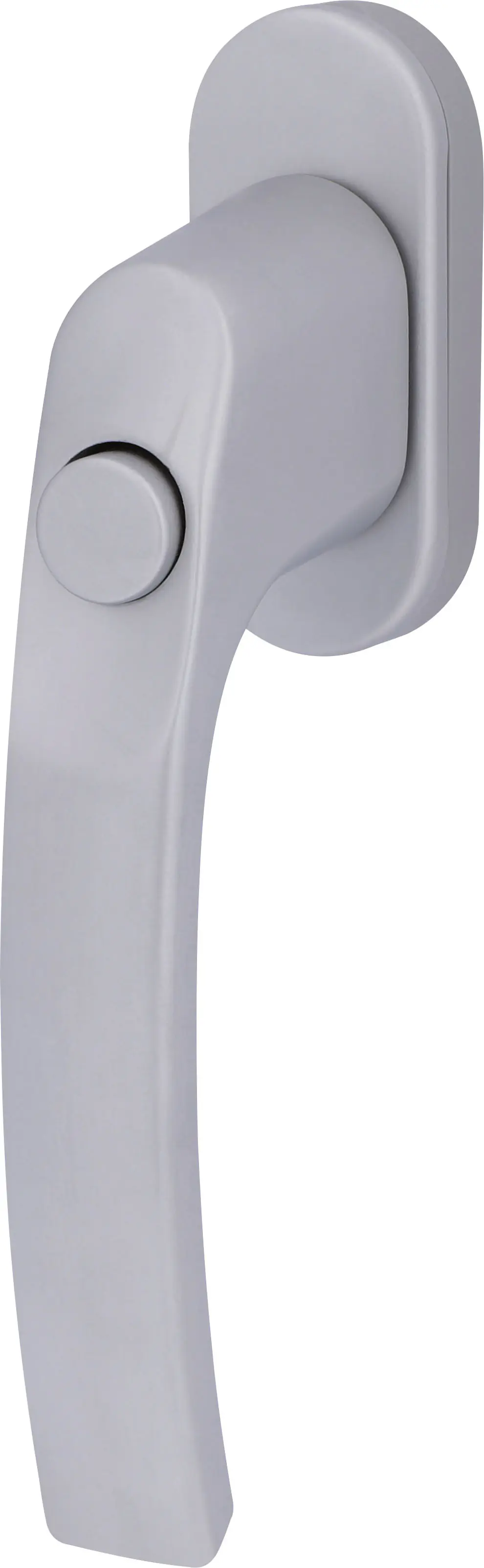 Südmetall Fenstergriff Aluminium 35 mm mit Druckknopf silber