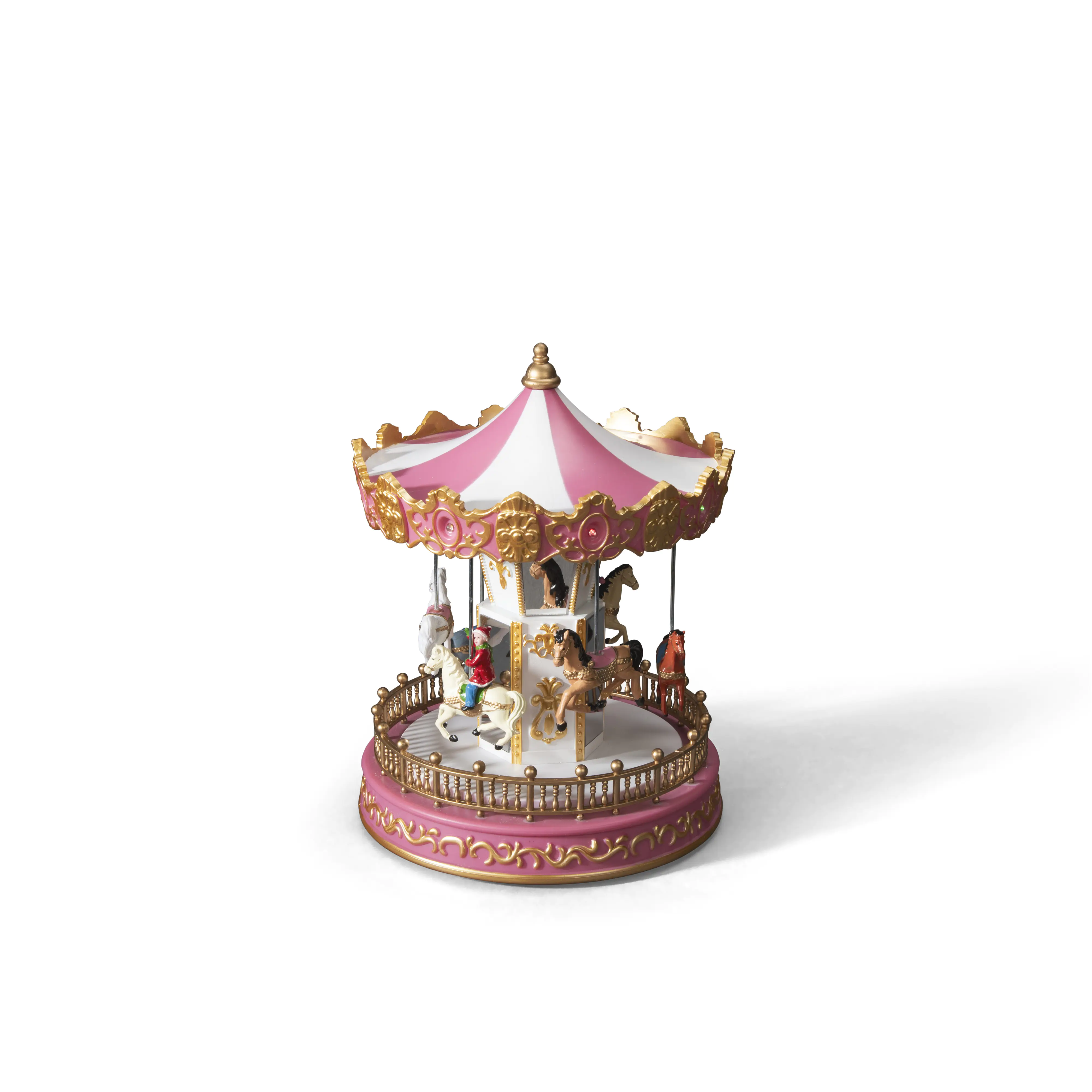 Konstsmide LED Szenerie Pferdekarussell mit Musik Innen 14 bunte Dioden