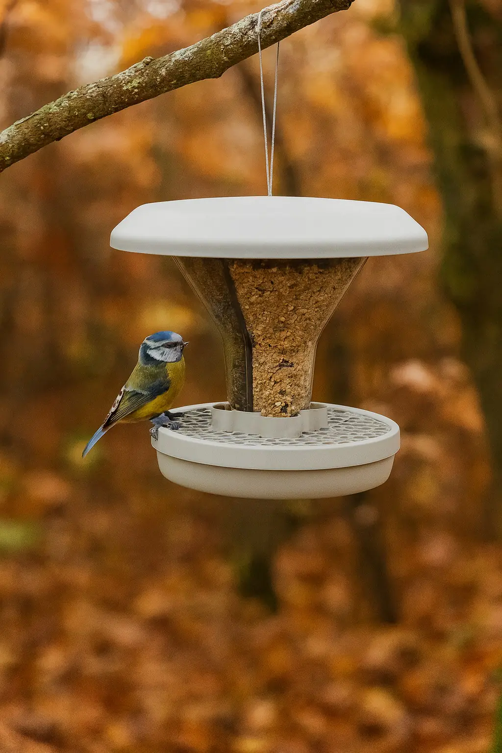 Swissinno Vogelfutterhaus Davos hellgrau Swissinno Vogelfutterhaus Davos hellgrau