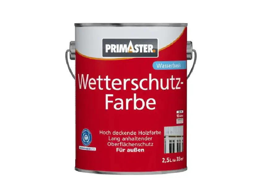 Primaster Wetterschutzfarbe 2,5 L braun Primaster Wetterschutzfarbe 2,5 L braun