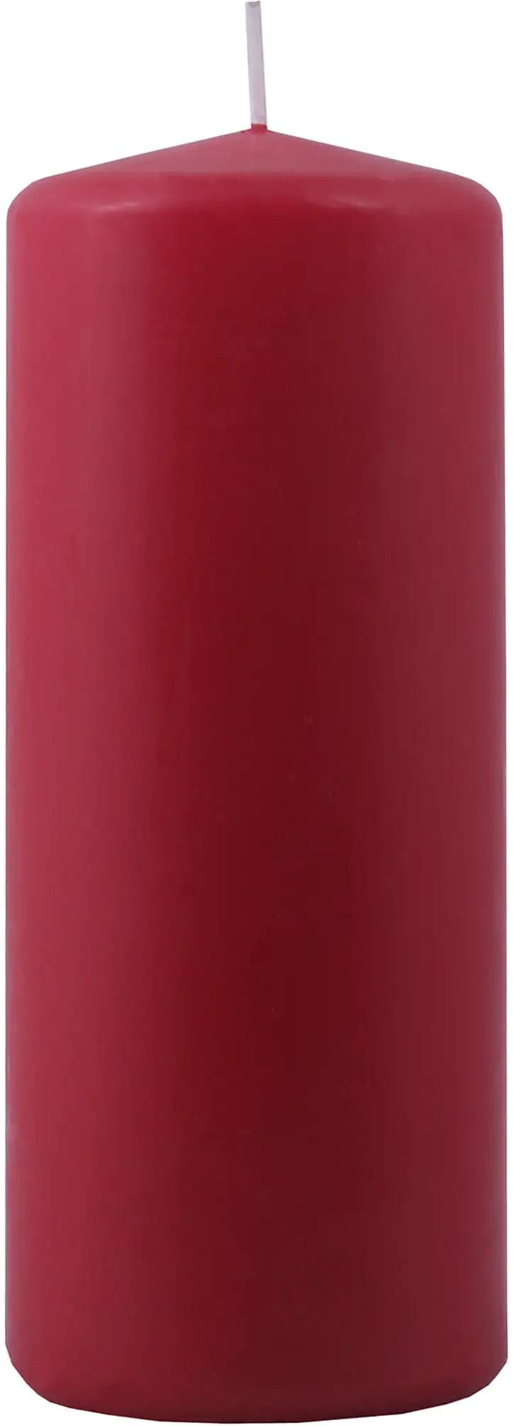 Diana Candles Stumpenkerze rubinrot Höhe 20 cm, Ø 6,8 cm