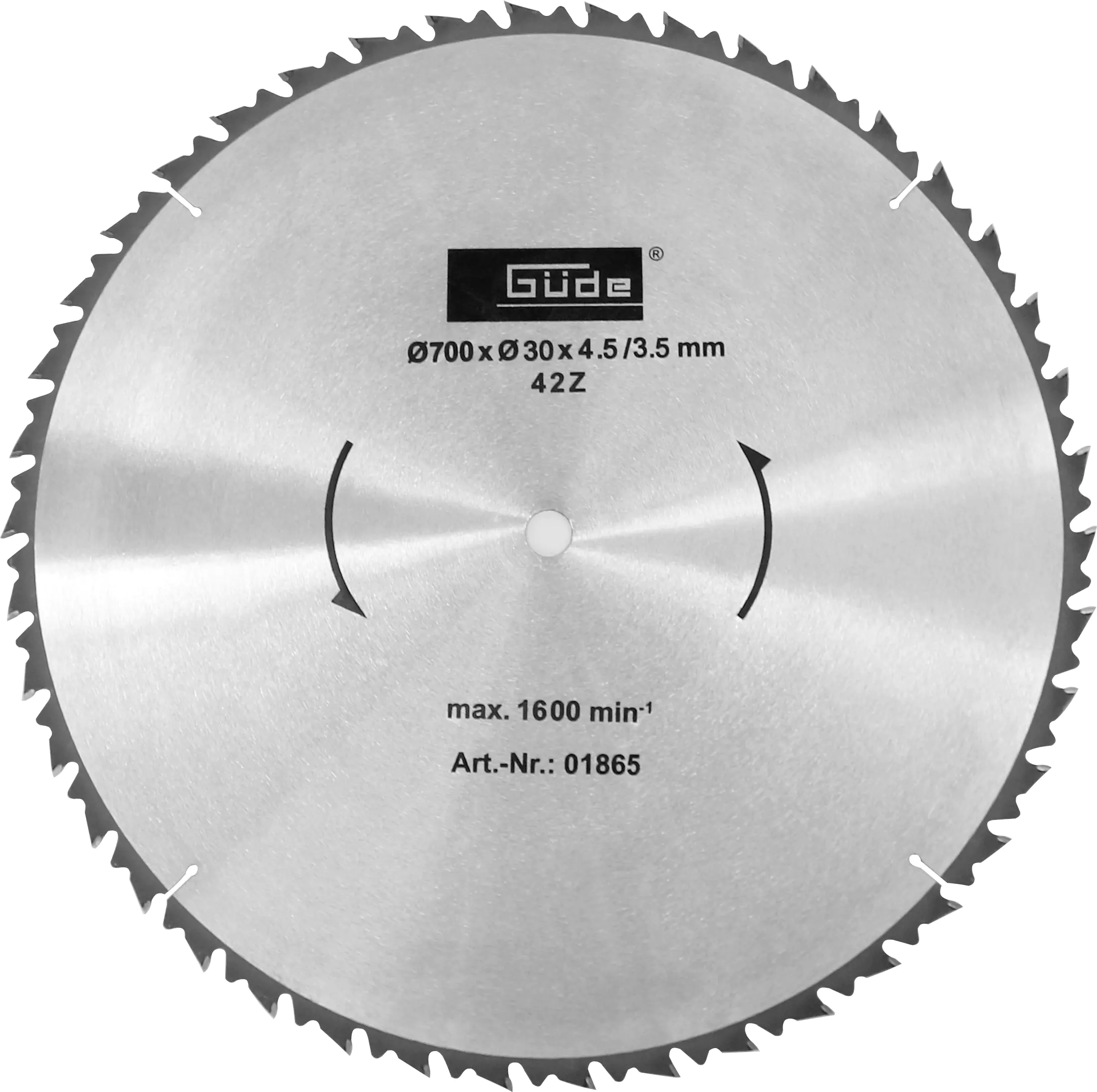 Güde Kreissägeblatt GWS 700 HM-2 Ø 700 mm Ø 30 mm