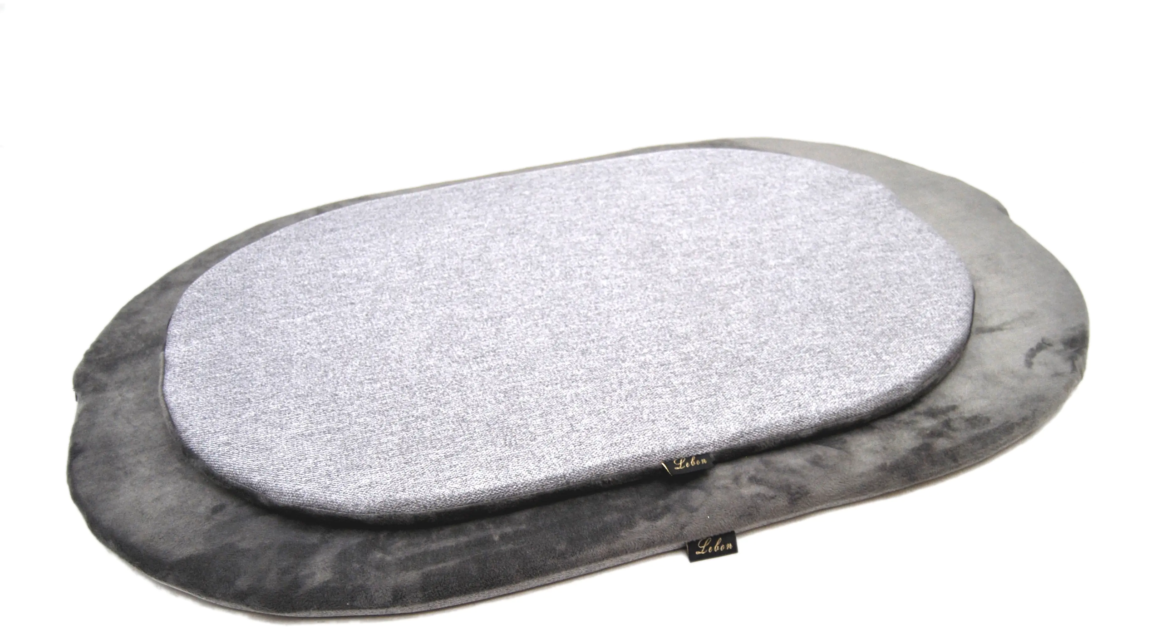 Lebon Liegematte Hugo eckig L 80 x B 55 cm grau