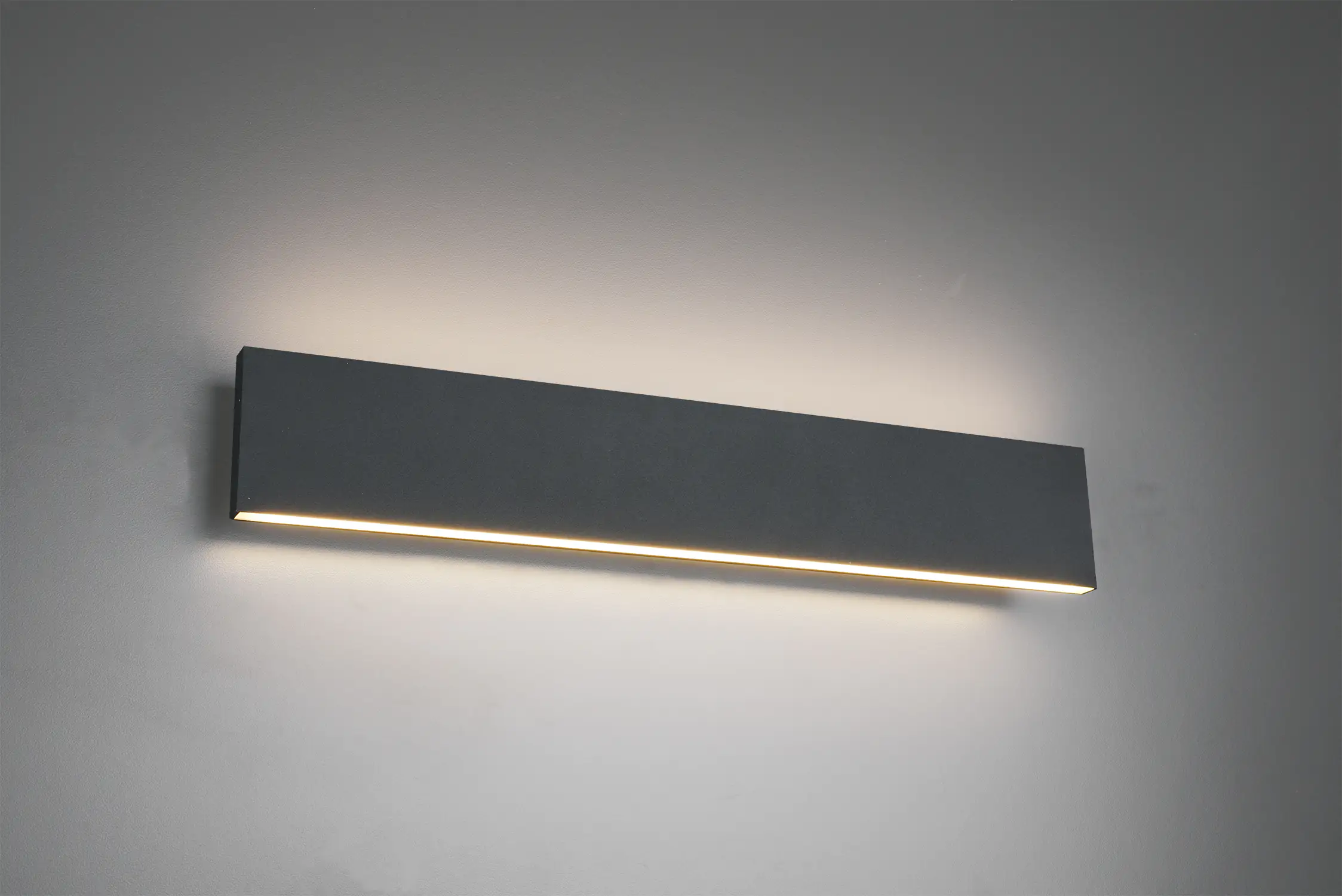 Trio LED Wandleuchte CONCHA anthrazit