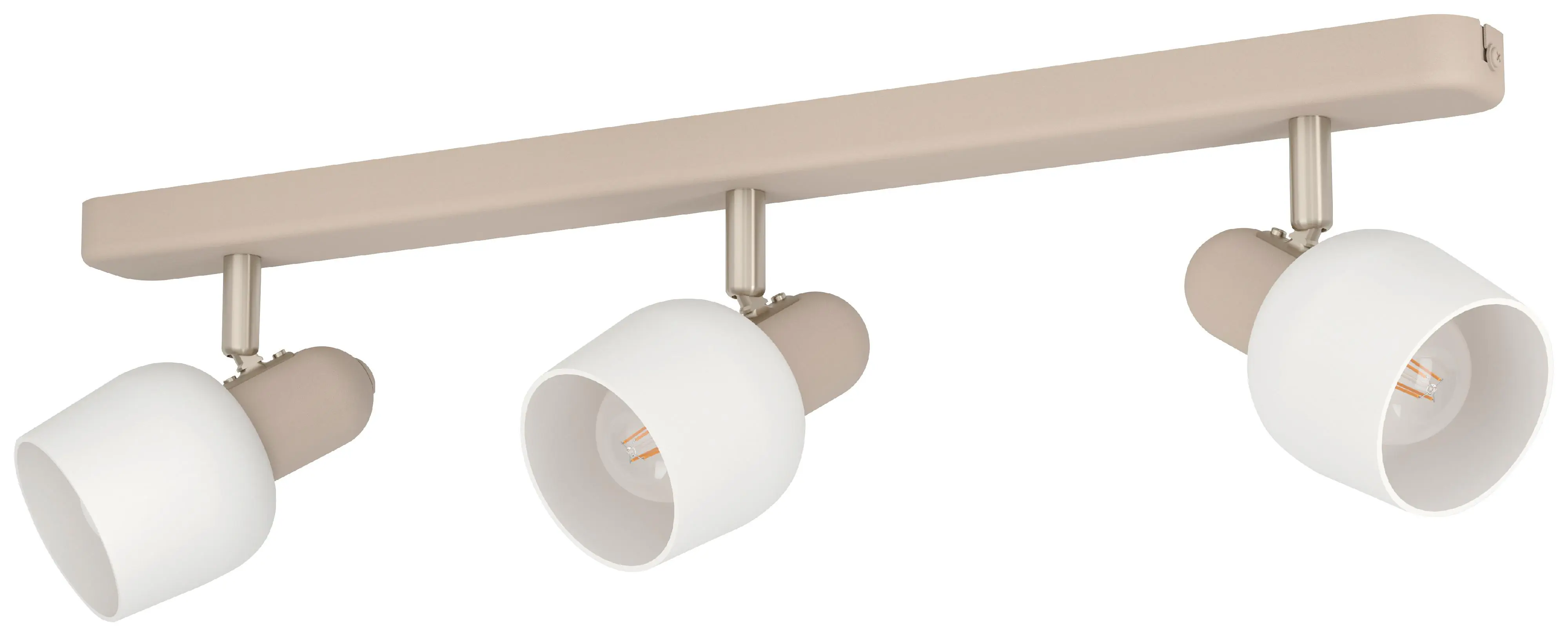 Eglo 3er Spot Corato sand weiß 52 x 12,5 cm