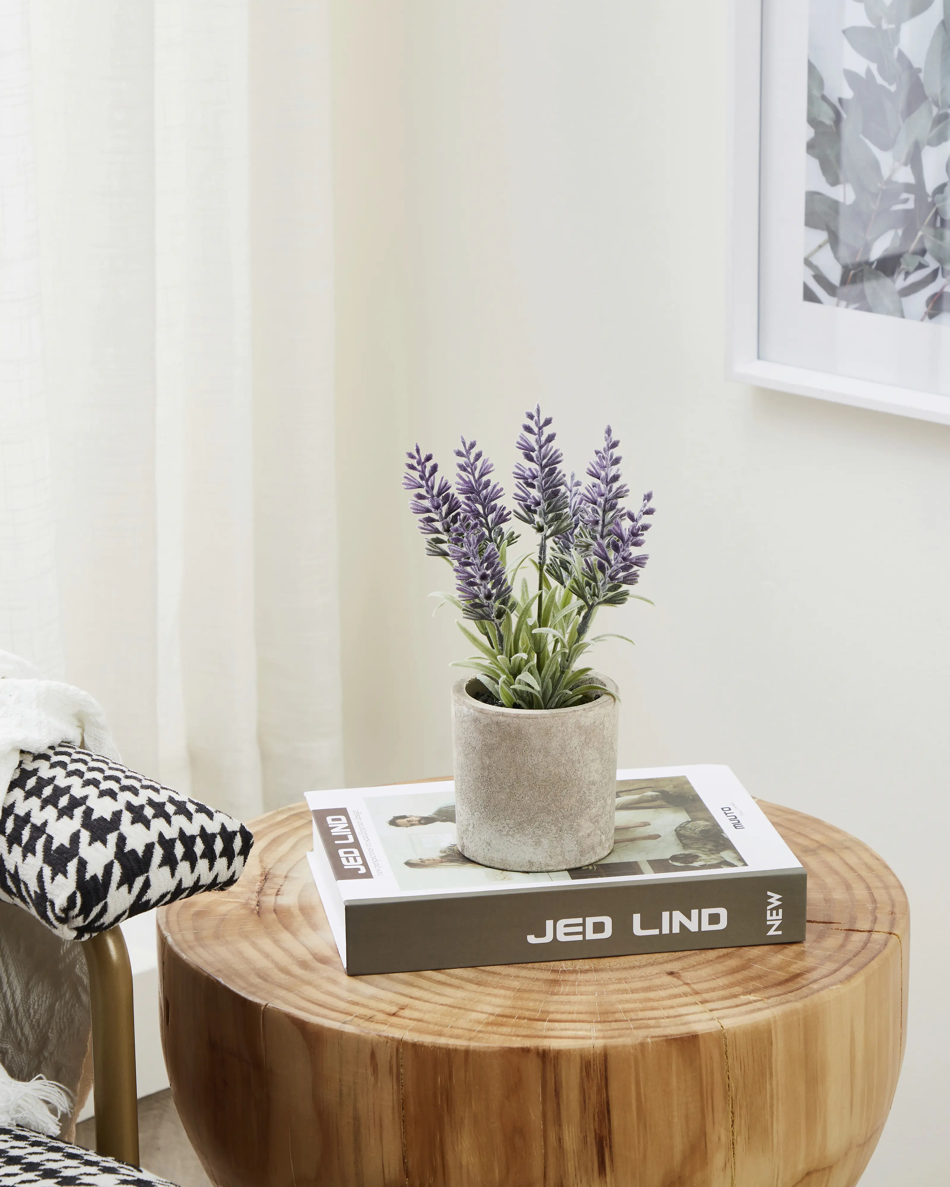 Eglo Kunstpflanze Lawendel Chitose im Topf lila 22 x 8 cm