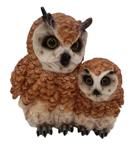 Dekofigur Eulenpaar 27 x 20 x 14 cm Dekofigur Eulenpaar 27 x 20 x 14 cm