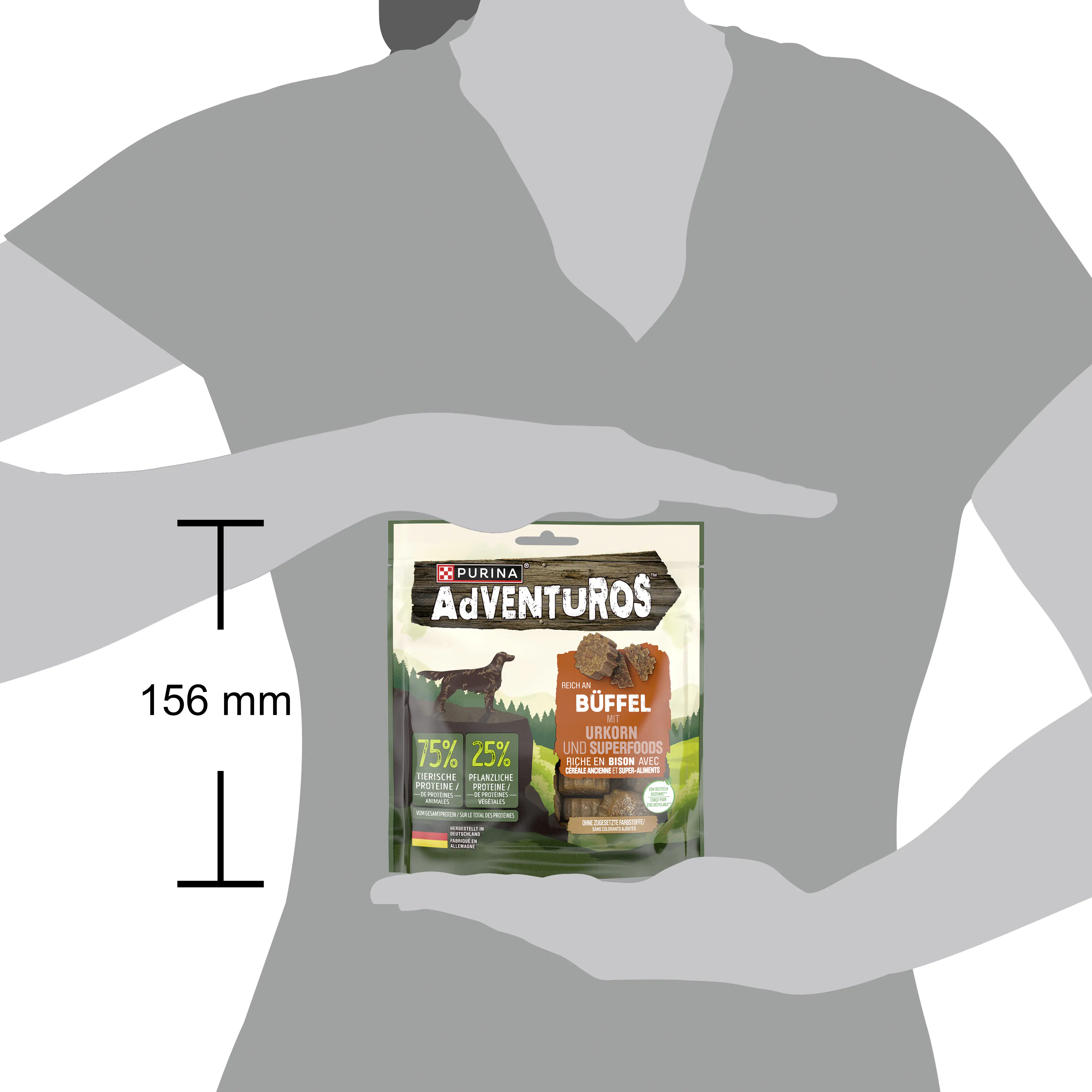 Adventuros reich an Büffel mit Urkorn und Superfoods 90 g Adventuros reich an Büffel mit Urkorn und Superfoods 90 g