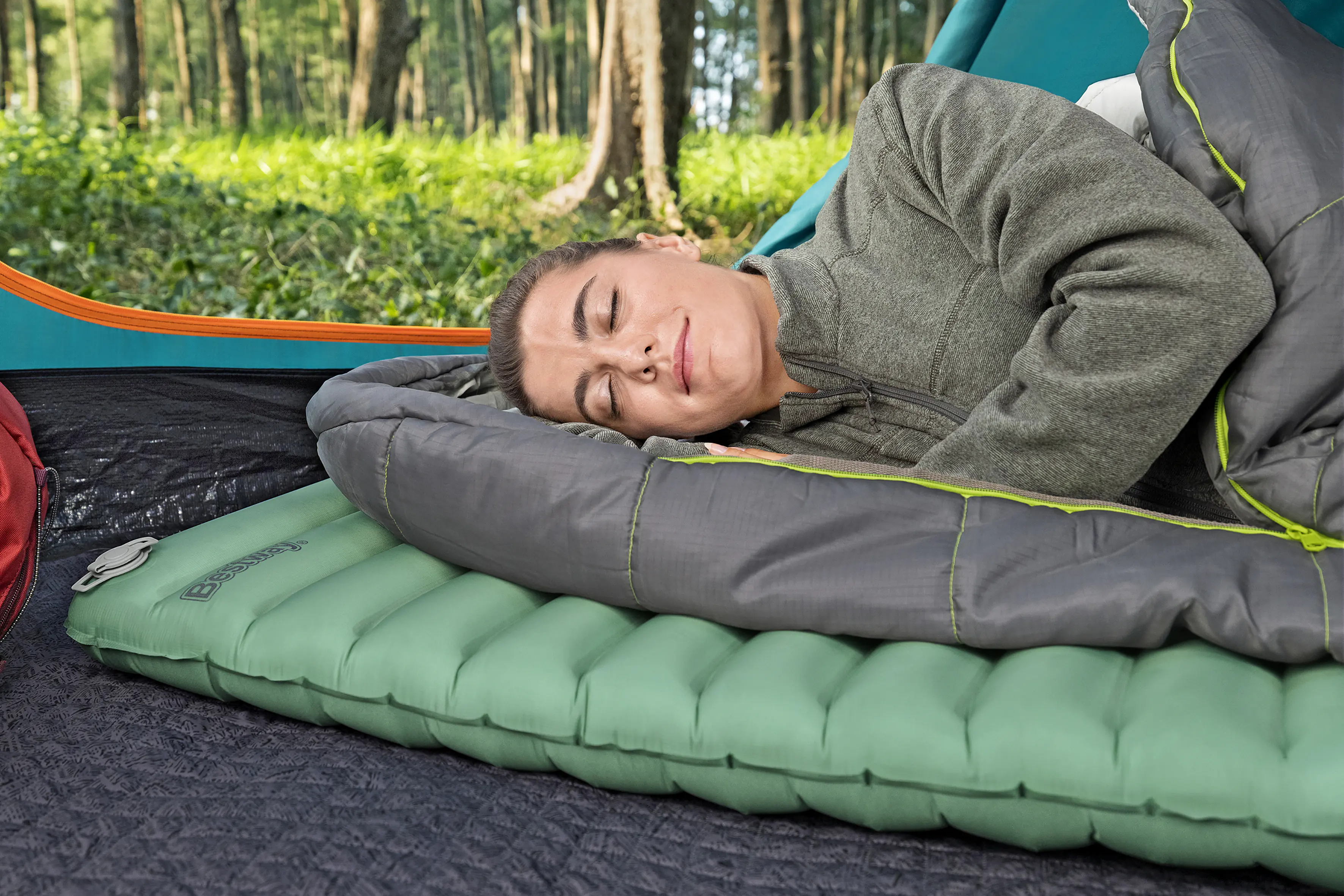 Bestway Isomatte AdventuRest aufblasbar grün 198 x 71 x 8 cm Bestway Isomatte AdventuRest aufblasbar grün 198 x 71 x 8 cm