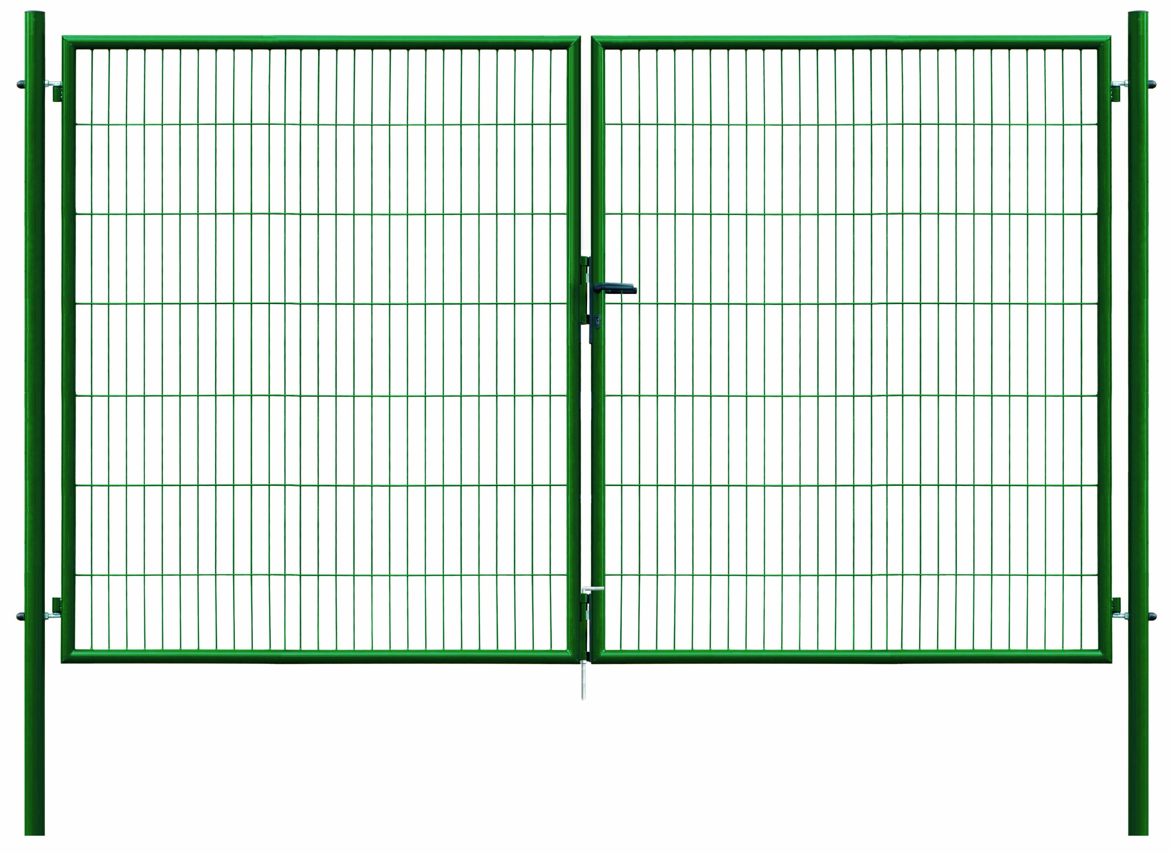Floraworld Gartentor doppelflügelig Classic 300 x 175 cm moosgrün