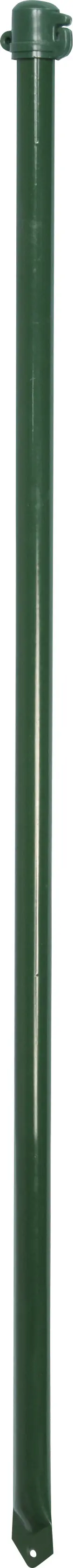 Floraworld Gartenstab Metall 125 x 2,4 cm moosgrün