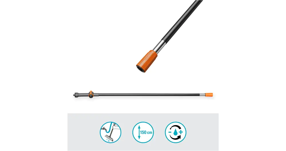 Gardena Cleansystem Stiel M 150 cm Gardena Cleansystem Stiel M 150 cm
