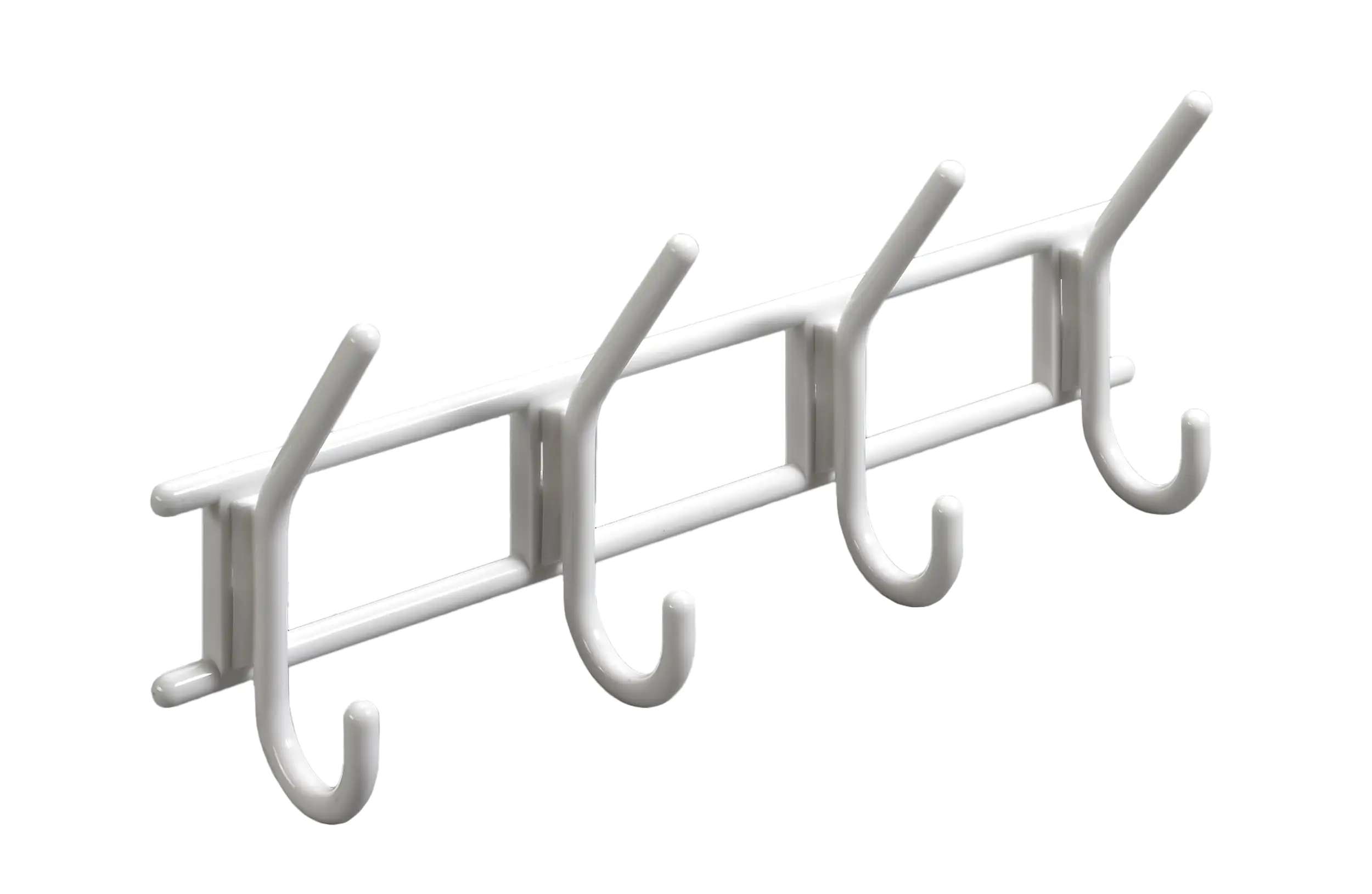 Hettich Garderobenhaken 4 Haken 37,0 x 15,0 x 7,0 cm weiß Hettich Garderobenhaken 4 Haken 37,0 x 15,0 x 7,0 cm weiß