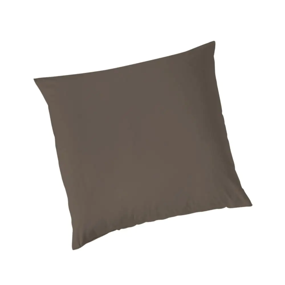 Vario Kissenbezug Jersey dunkelbraun, 80 x 80 cm Vario Kissenbezug Jersey dunkelbraun, 80 x 80 cm