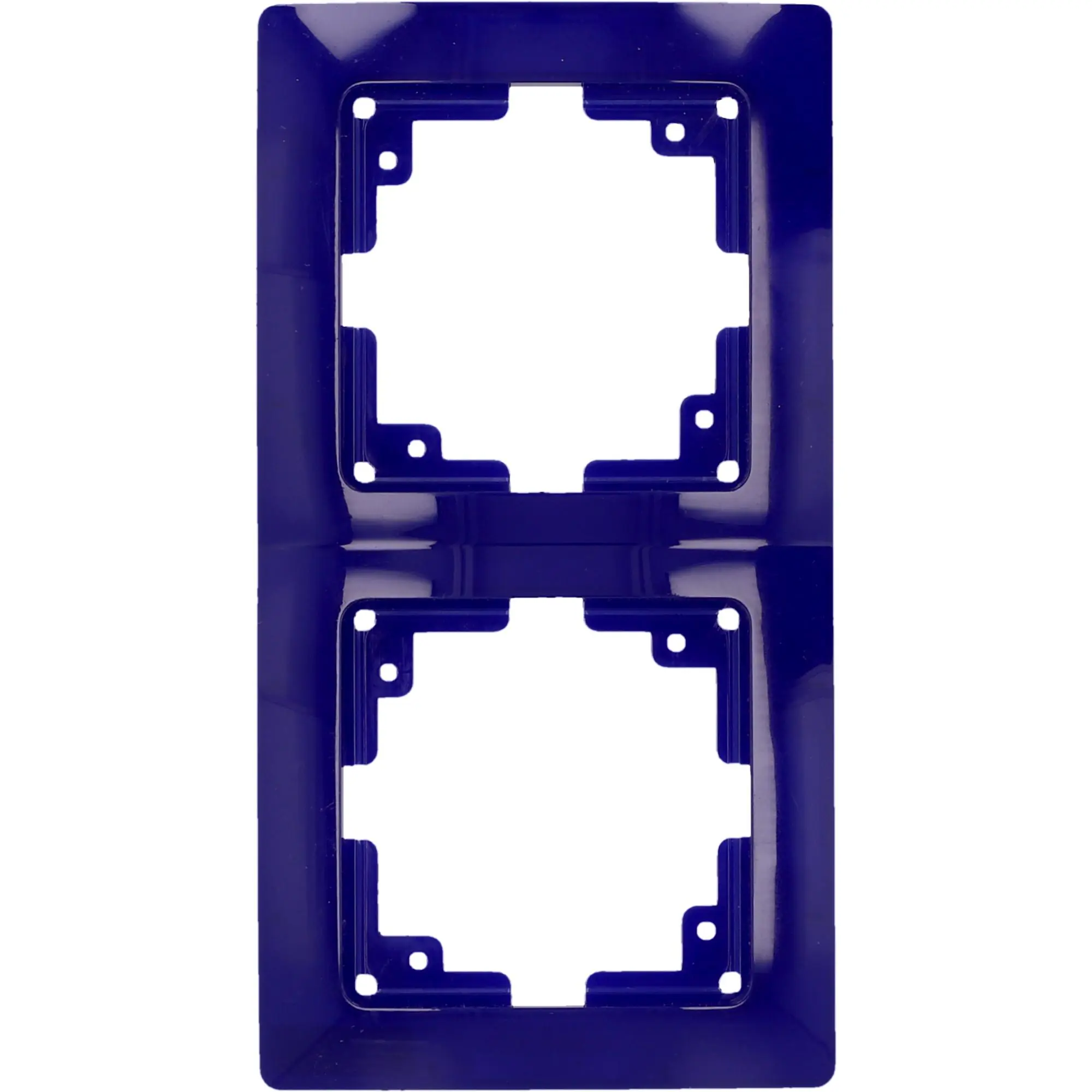 Unitec Abdeckrahmen Monaco 2-fach blau