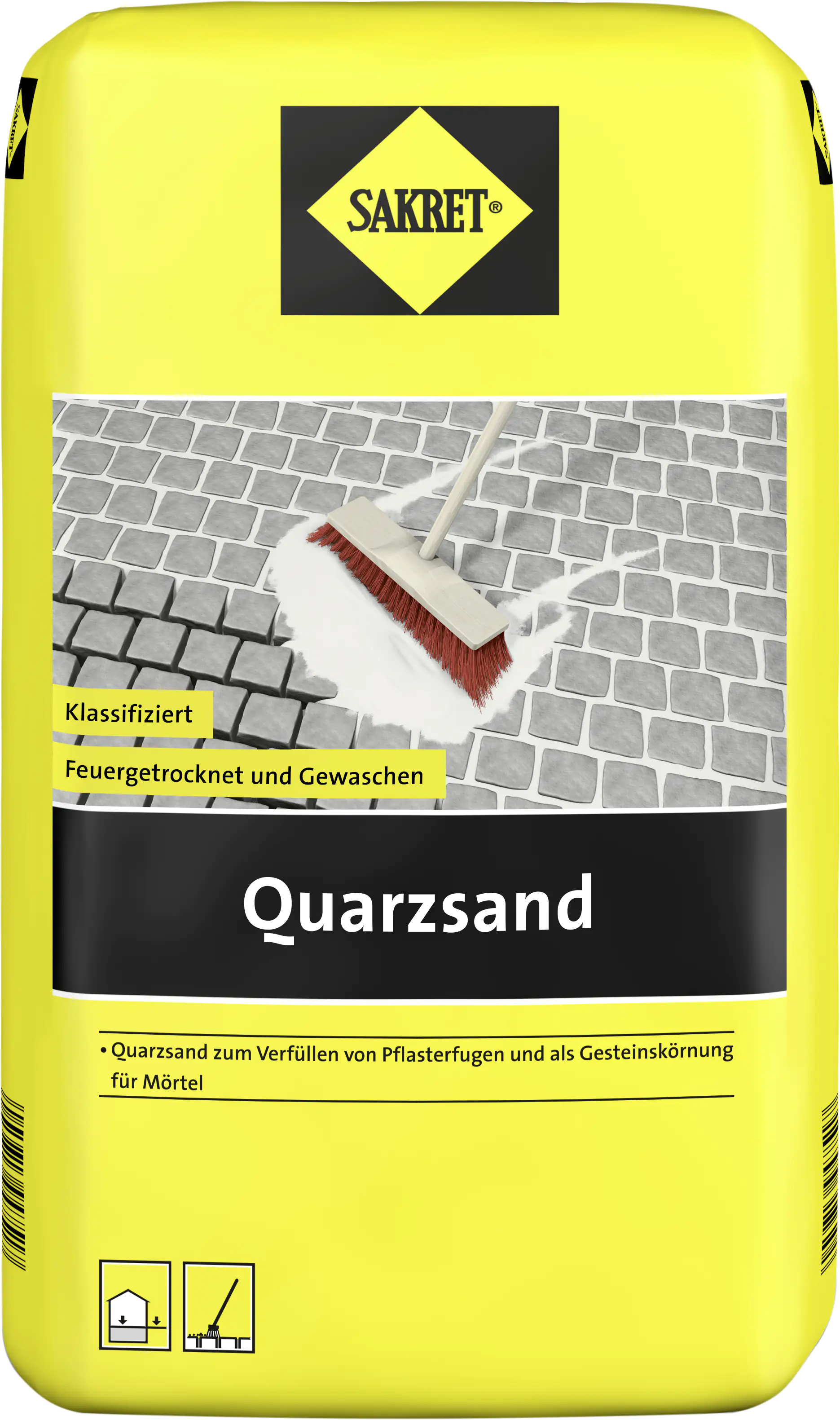 SAKRET Quarzsand 0,1 - 0,5 mm natur 25 kg