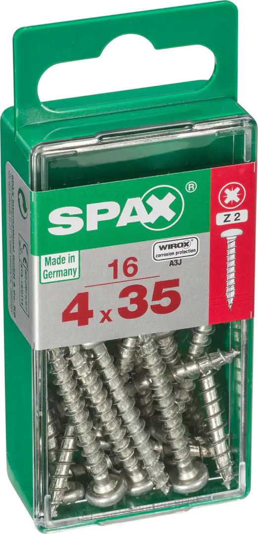 Spax Universalschrauben 4.0 x 35 mm TX 20 - 16 Stk.