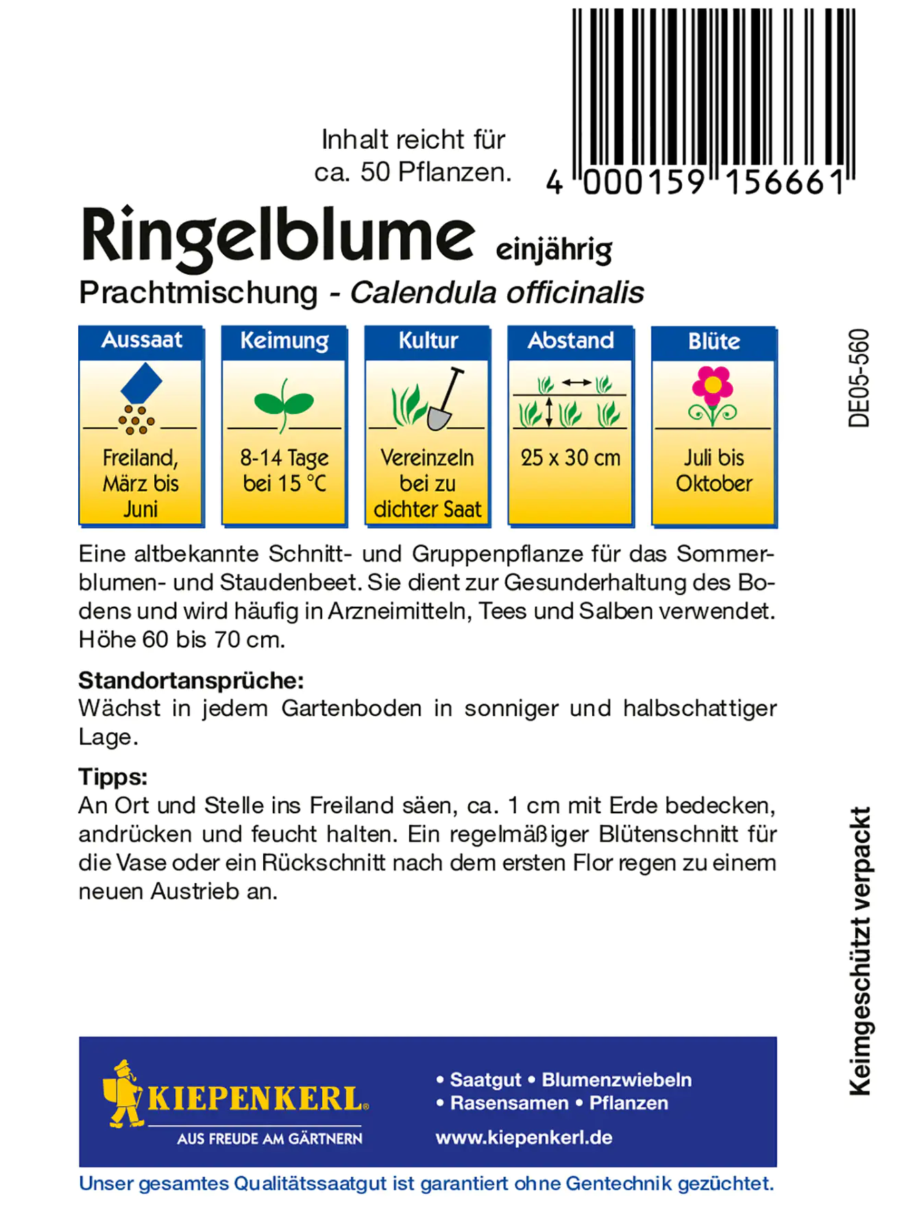 Kiepenkerl Ringelblume Prachtmischung