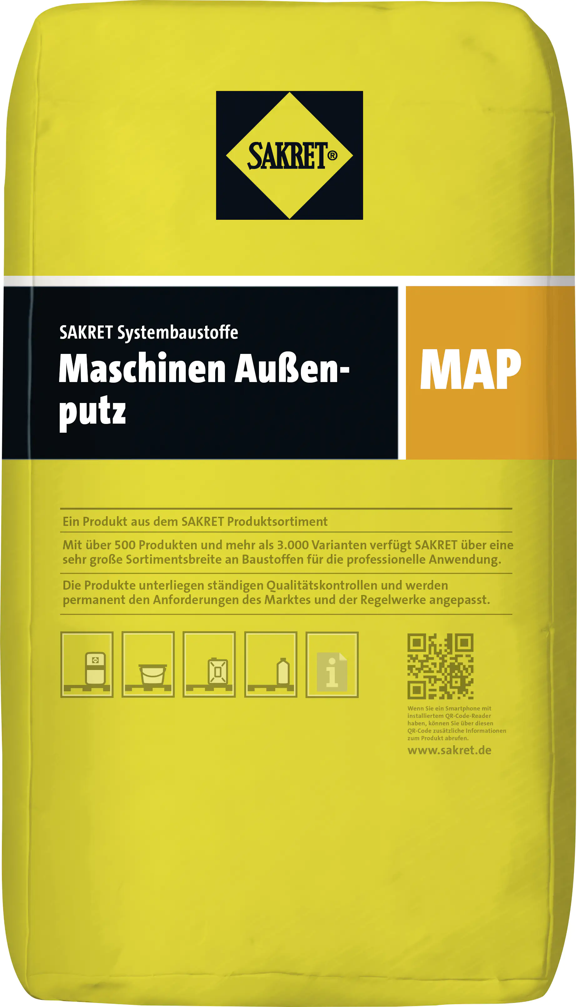 SAKRET Maschinen Außenputz MAP 30 kg Sack