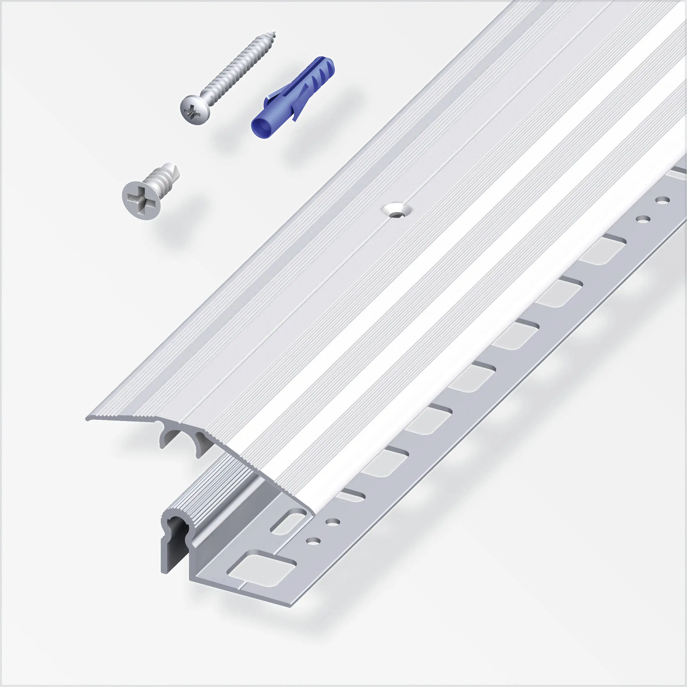 alfer Niveauausgleichs-Profil und Träger-Profil fix 0.9 m, 13 x 56 mm