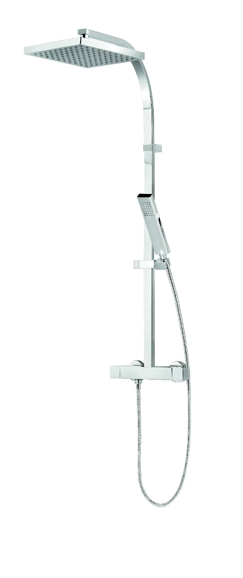 Schulte Duschsystem Rain II Square eckig