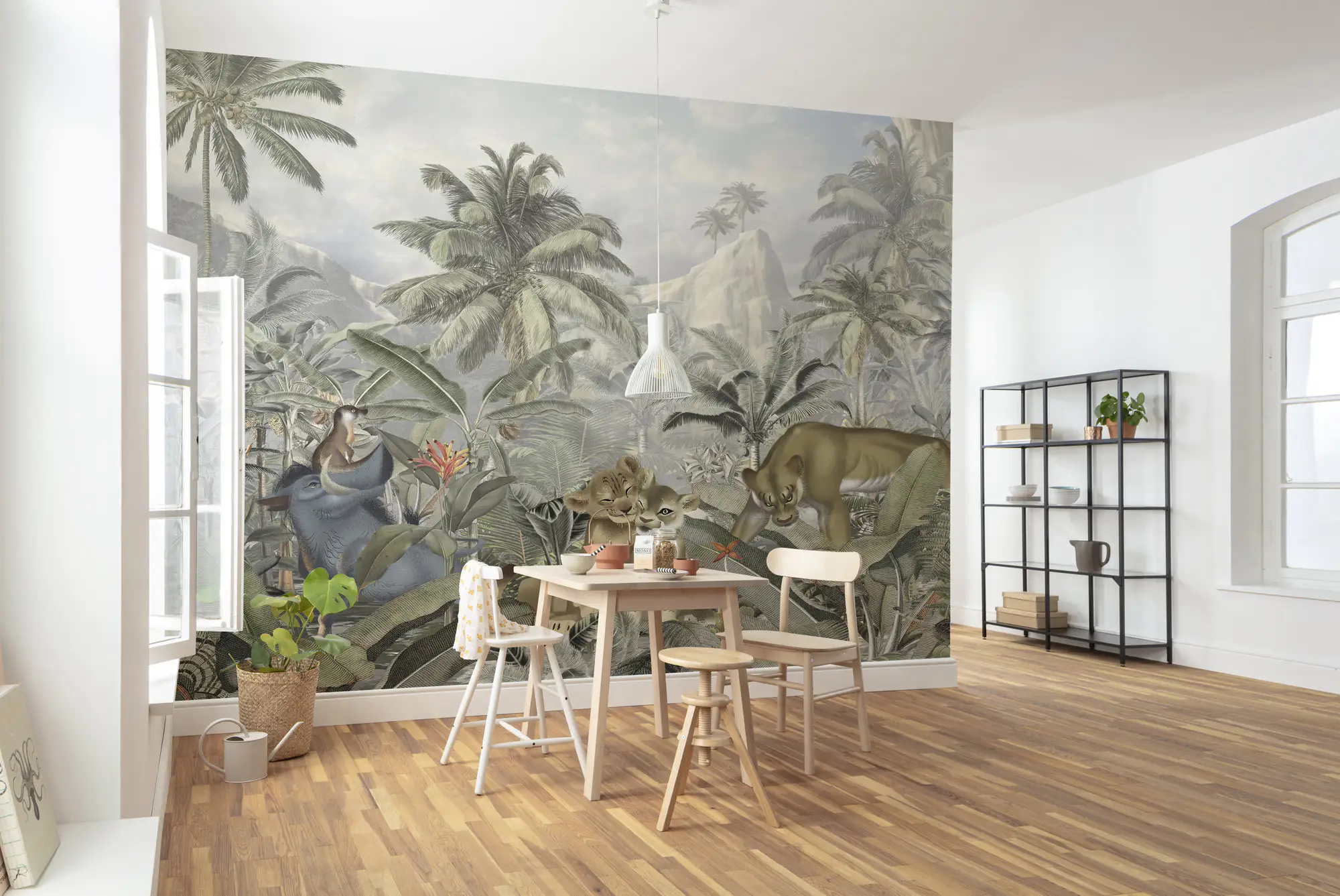 Komar Vlies Fototapete Lion King Hills 300 x 280 cm