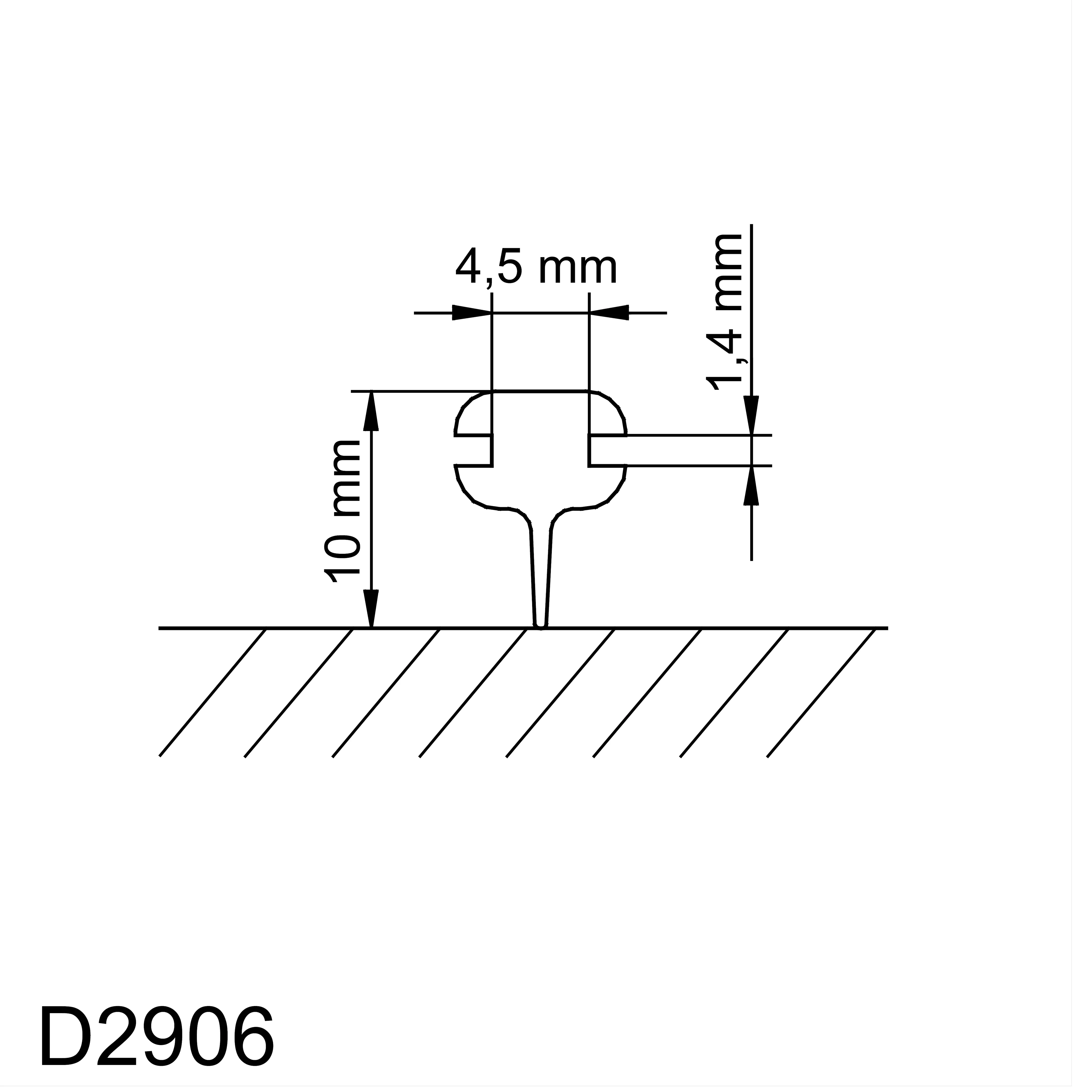 Schulte Einziehgummidichtung Länge: 160 cm