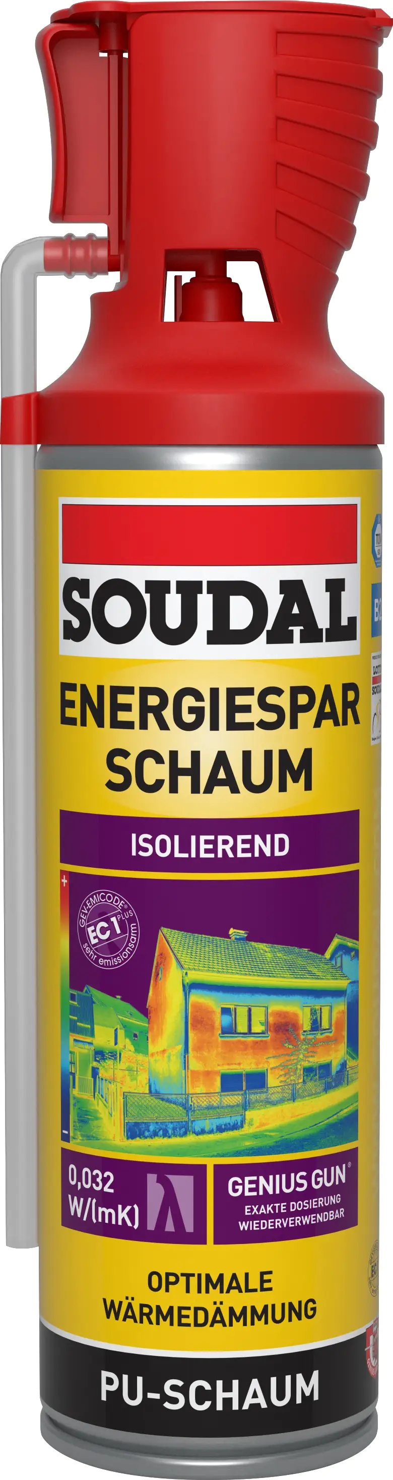 Soudal 1K Energiesparschaum Genius Gun 500 ml Soudal 1K Energiesparschaum Genius Gun 500 ml