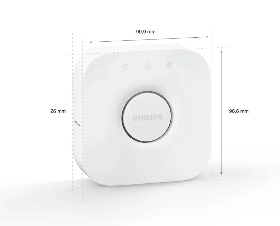 Philips Hue Bridge weiß max. 10 Zubehör + 50 Lampen Philips Hue Bridge weiß max. 10 Zubehör + 50 Lampen