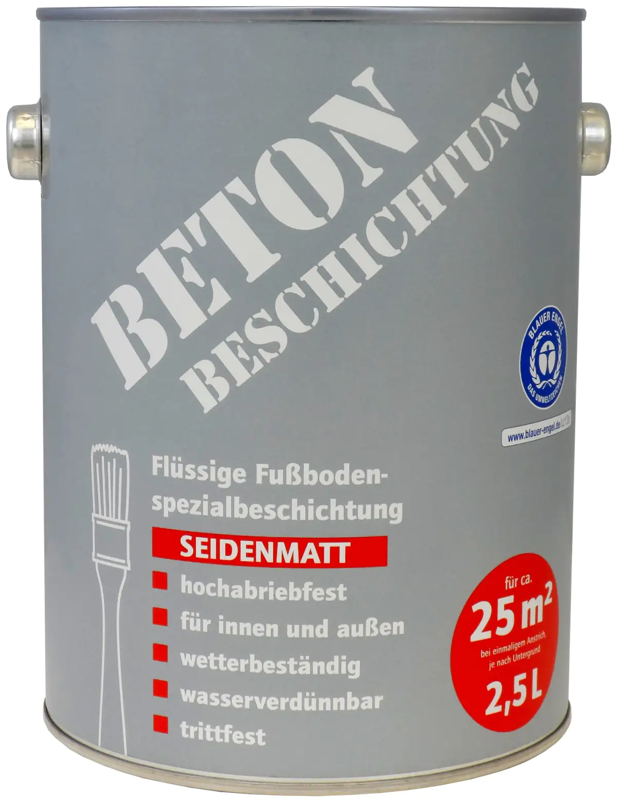 Betonbeschichtung 2,5 L rotbraun seidenmatt Betonbeschichtung 2,5 L rotbraun seidenmatt