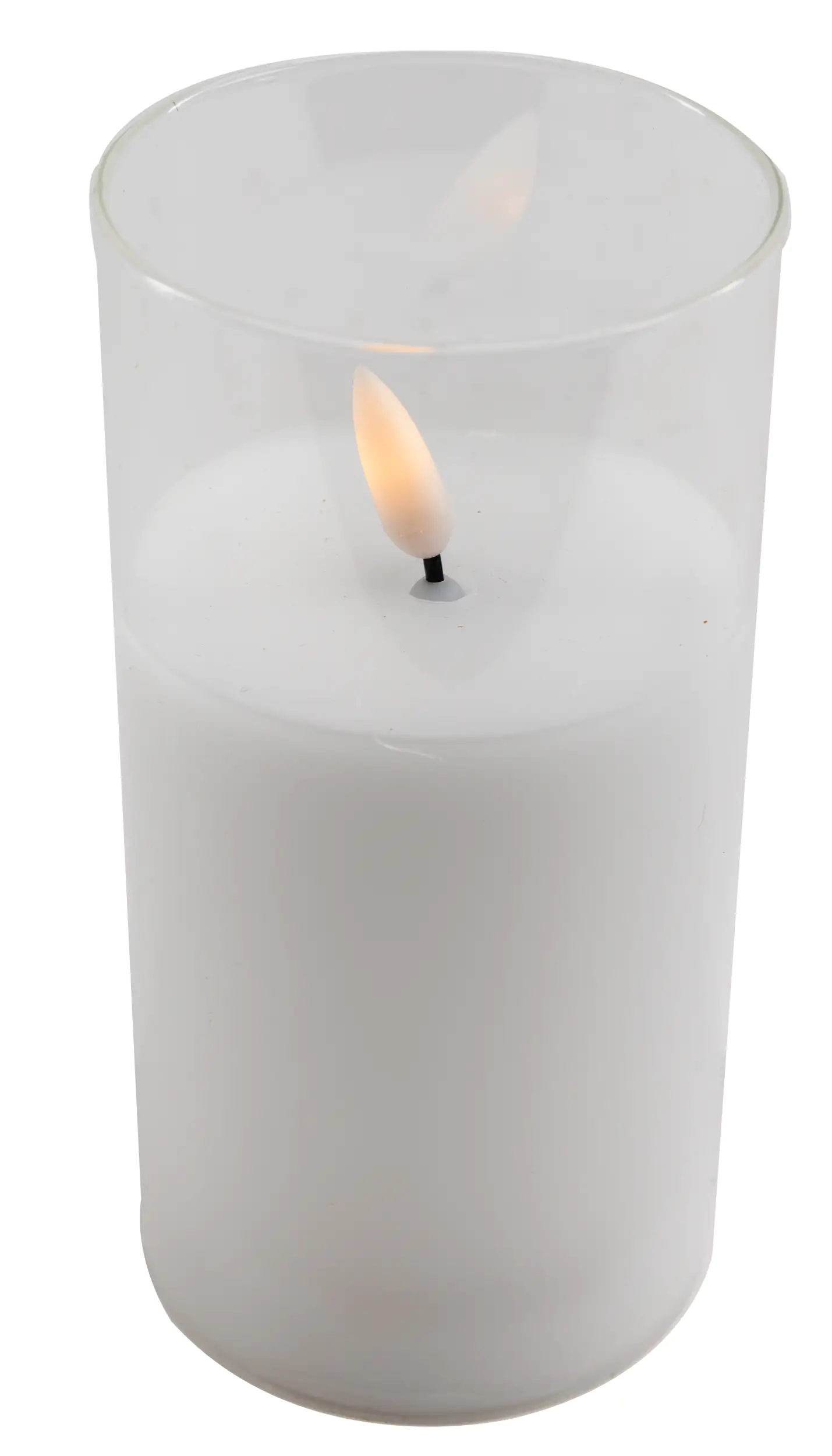 Kaemingk LED Kerze Wachs Indoor 15 cm klar