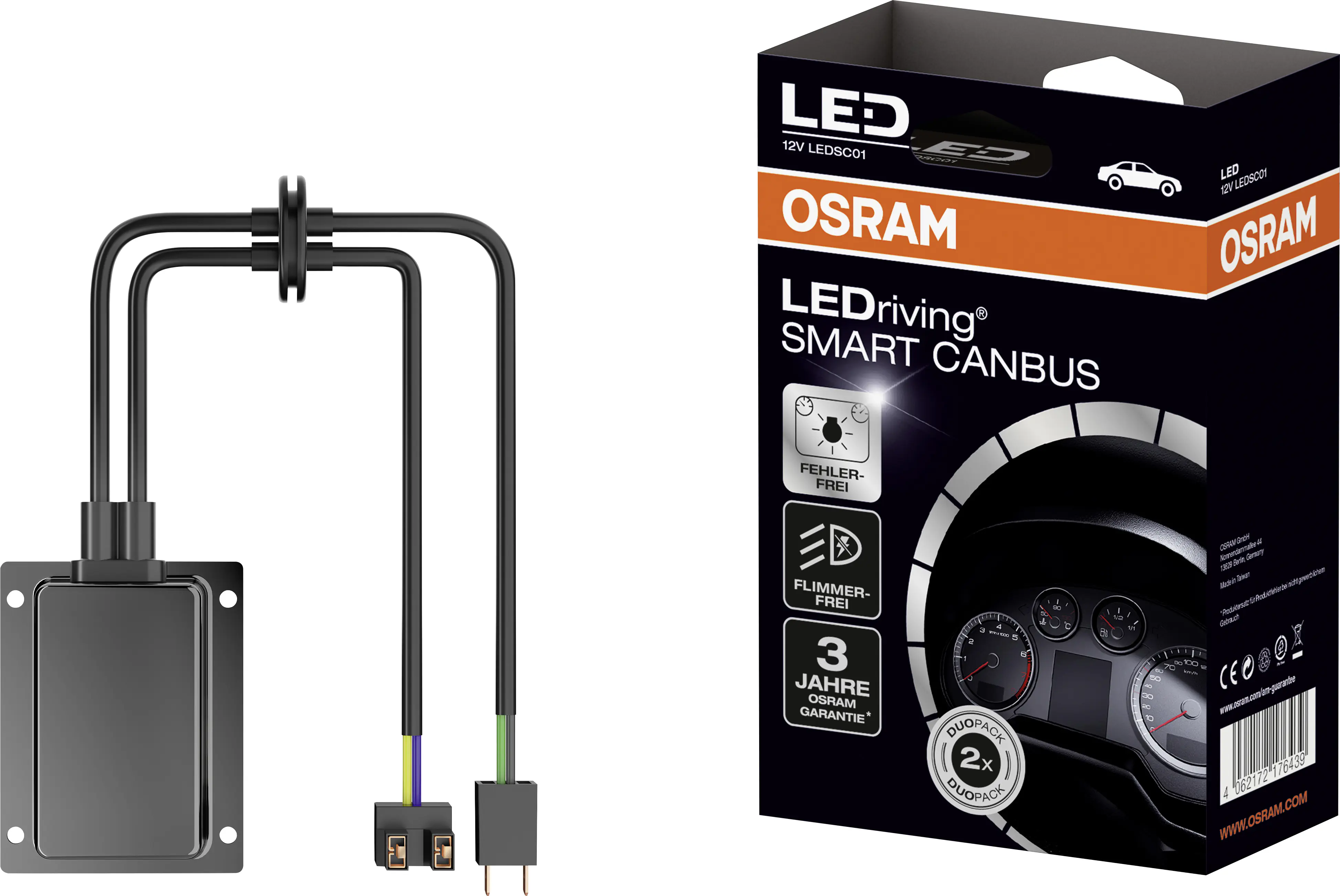 Osram Adapter LEDriving Smart CanBus LEDSC01 für Scheinwerferlampe H7 2x Osram Adapter LEDriving Smart CanBus LEDSC01 für Scheinwerferlampe H7 2x