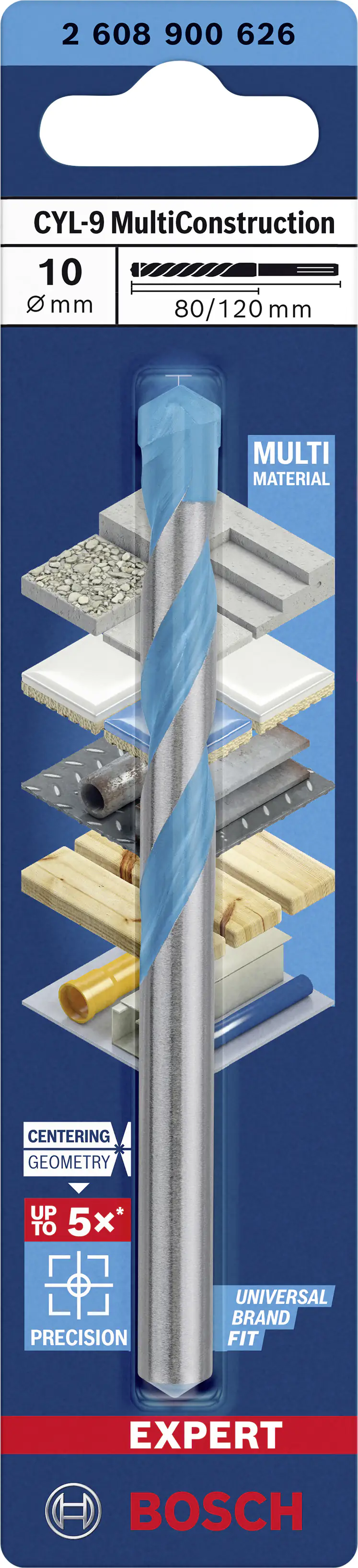 Bosch Expert CYL-9 Rundschaftbohrer Ø 10 mm