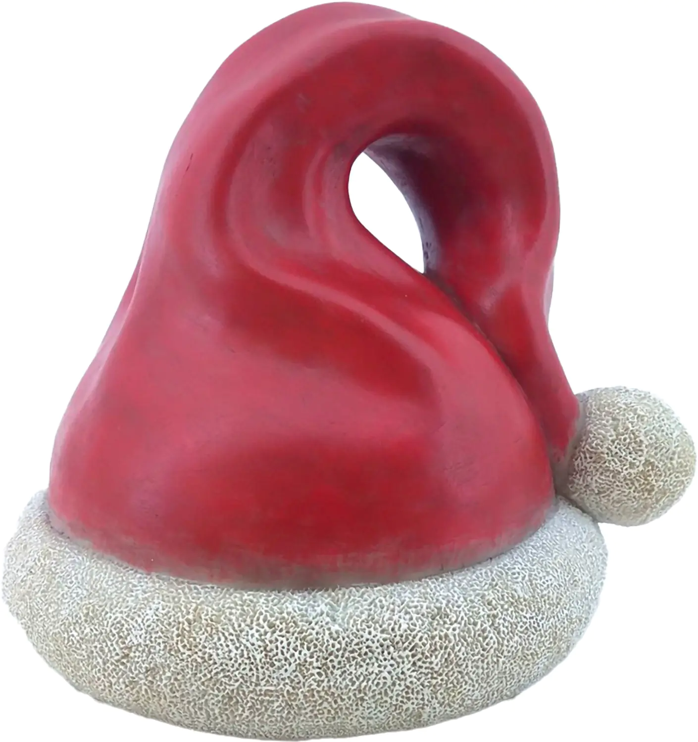 Figur Weihnachts Mütze 39,5 x 37 x 35,5 cm rot