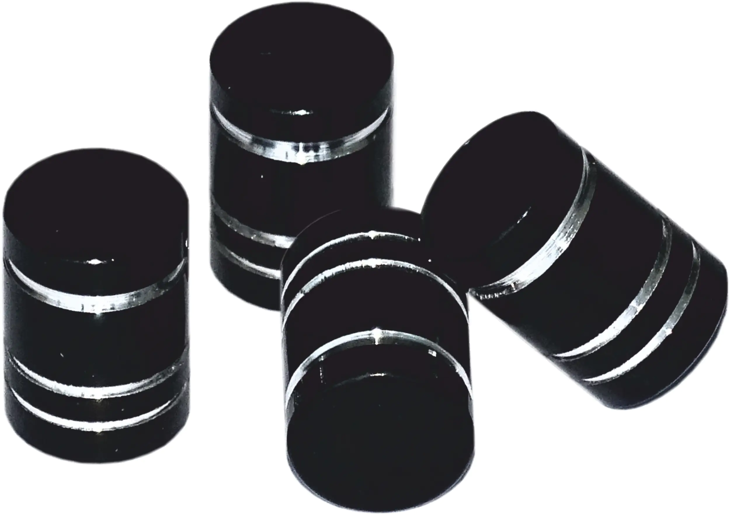 Hermann Schütz Ventilkappen Vent-Caps schwarz 4er-Set