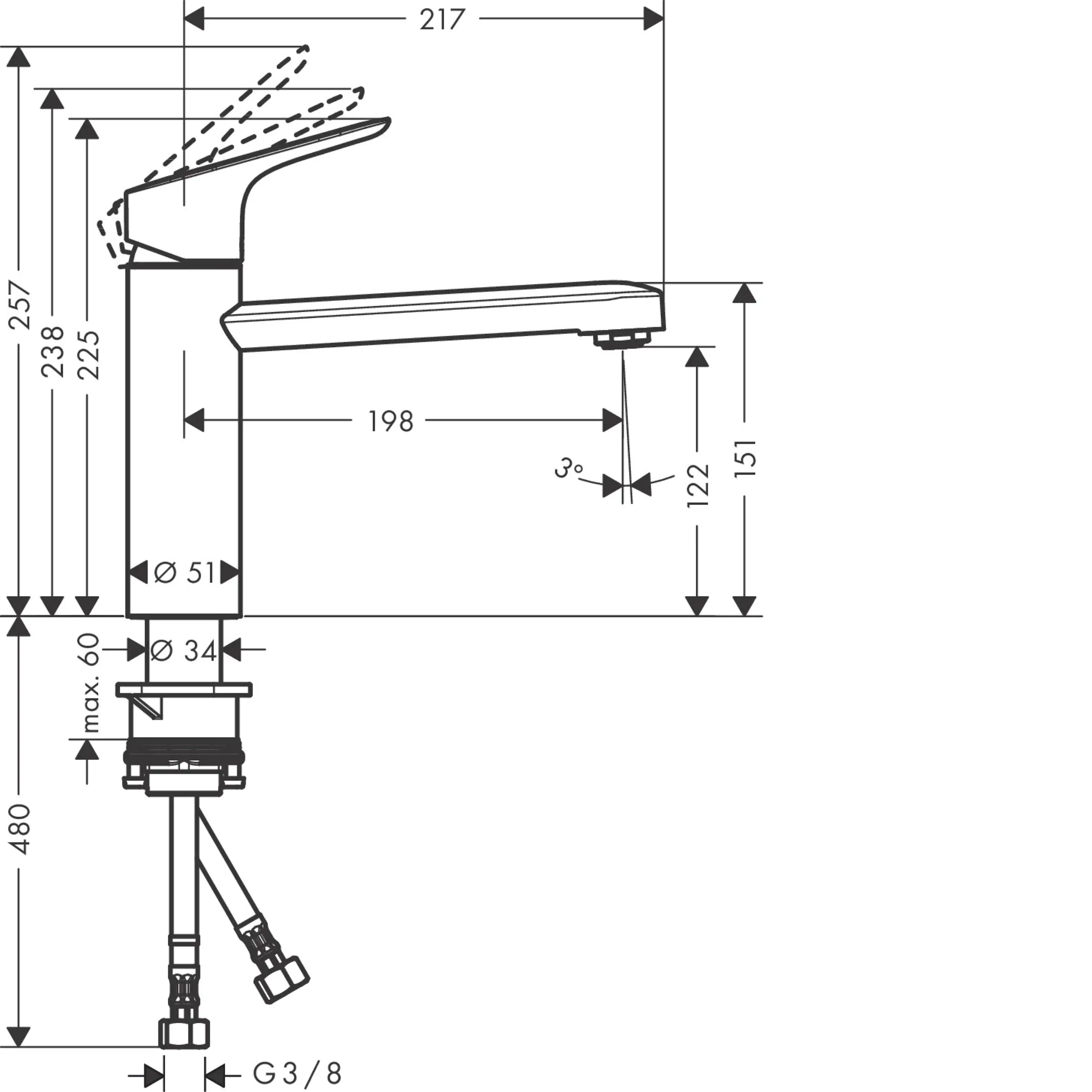 Hansgrohe Küchenarmatur Focus M43 120 Hansgrohe Küchenarmatur Focus M43 120
