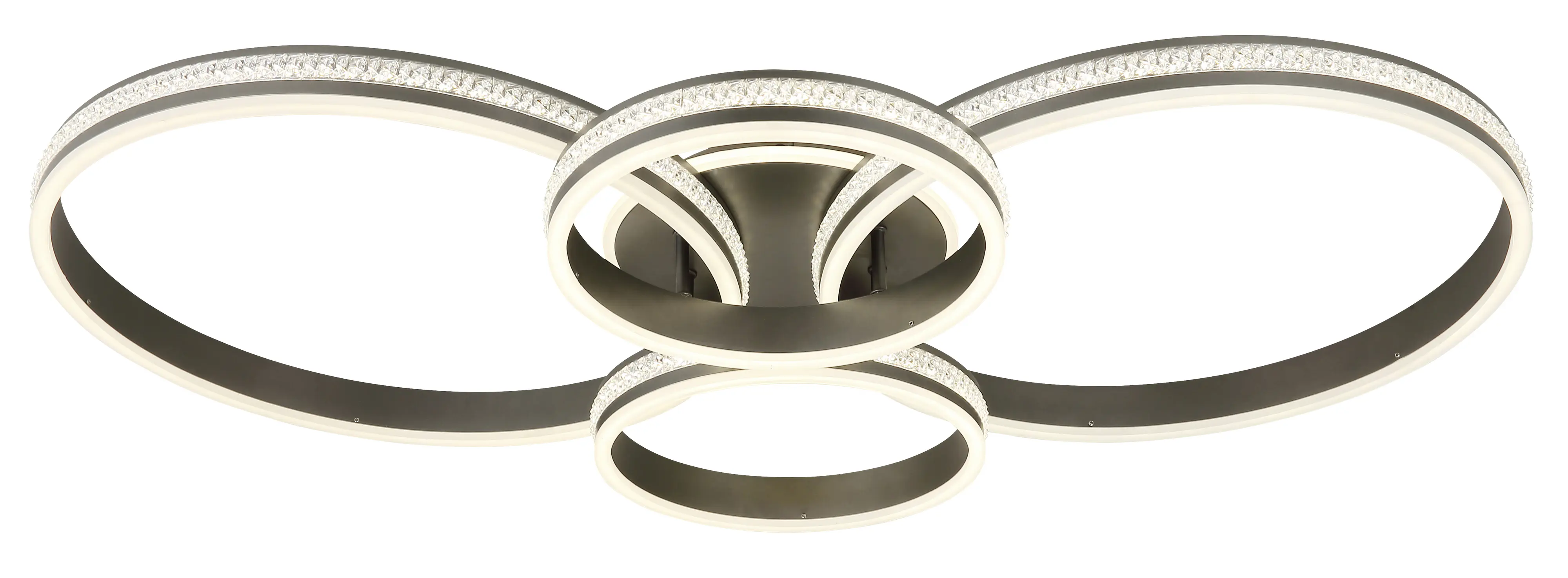 Globo Deckenleuchte Grouni 106 x 60 cm titan matt