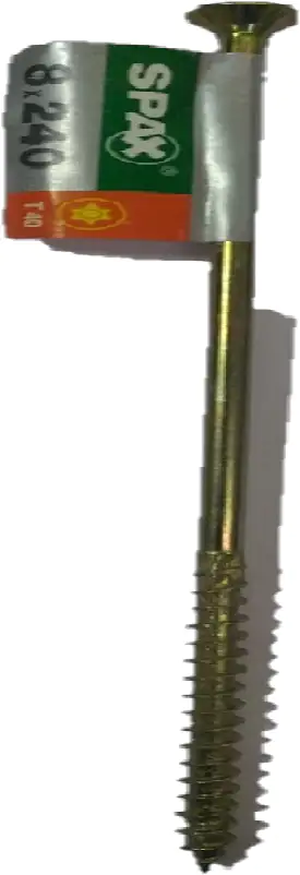 4003530193552 Spax Universalschraube 8.0 x 240 mm TX 40 - 1 Stk.