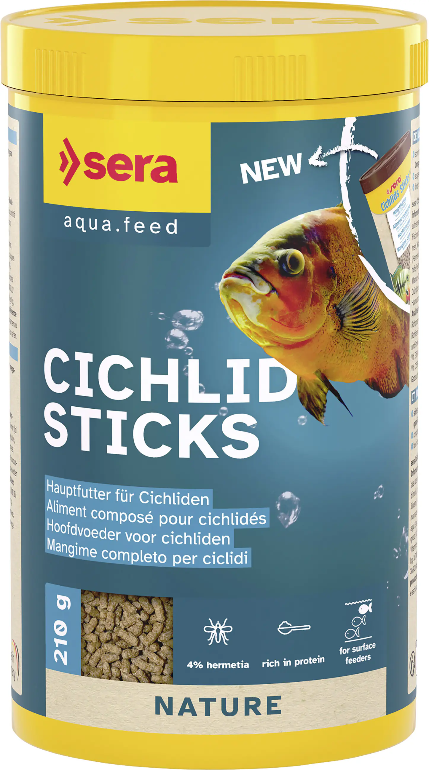 Sera Fischfutter Cichlids Sticks 1 L