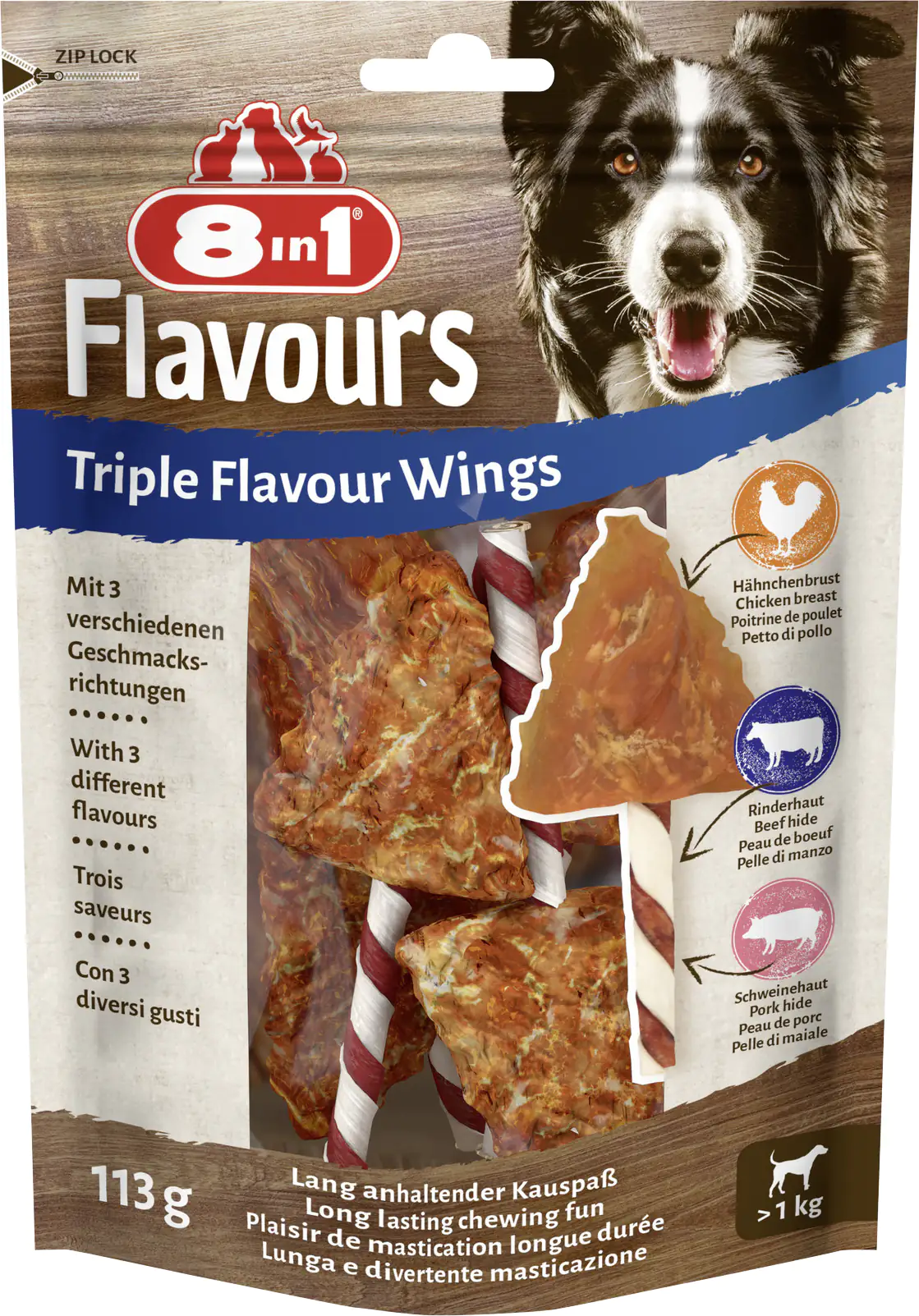 8in1 Flavours Kaustange Triple Flavour Wings 113 g 8in1 Flavours Kaustange Triple Flavour Wings 113 g