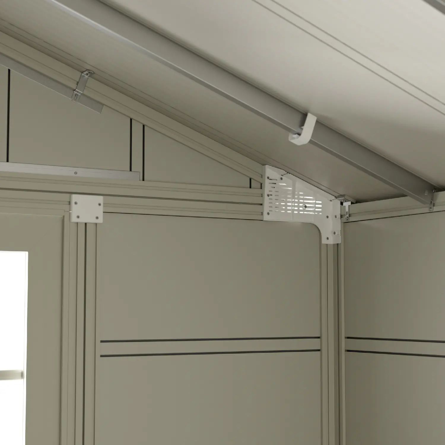 Grosfillex Gartenhaus Deco H 11 370 x 407 cm (inkl. Dachüberstand) Grosfillex Gartenhaus Deco H 11 370 x 407 cm (inkl. Dachüberstand)