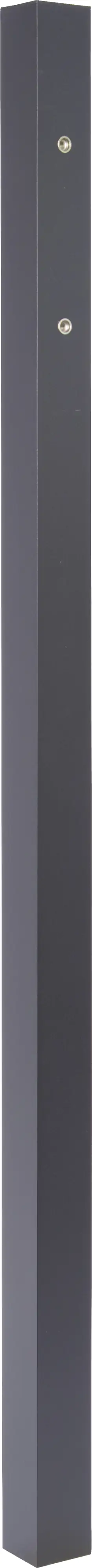 Alberts Tor-Anschlagpfosten Columbus 240 cm 60 x 60 mm matt schwarz