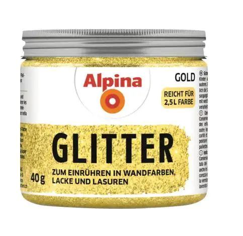 Alpina Kreativ Glitter Gold 40g Alpina Kreativ Glitter Gold 40g