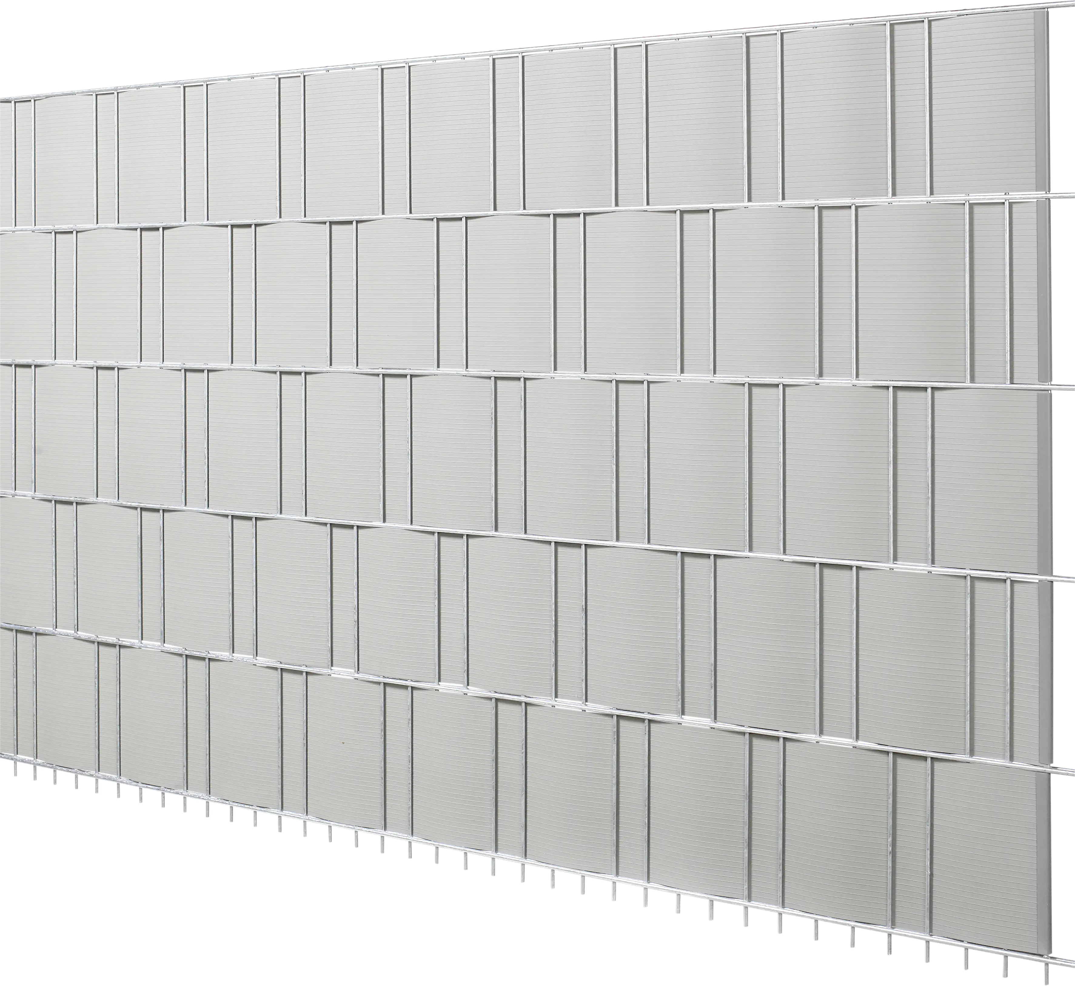 Floraworld Sichtschutzstreifen silber 2,015 m x 19 cm