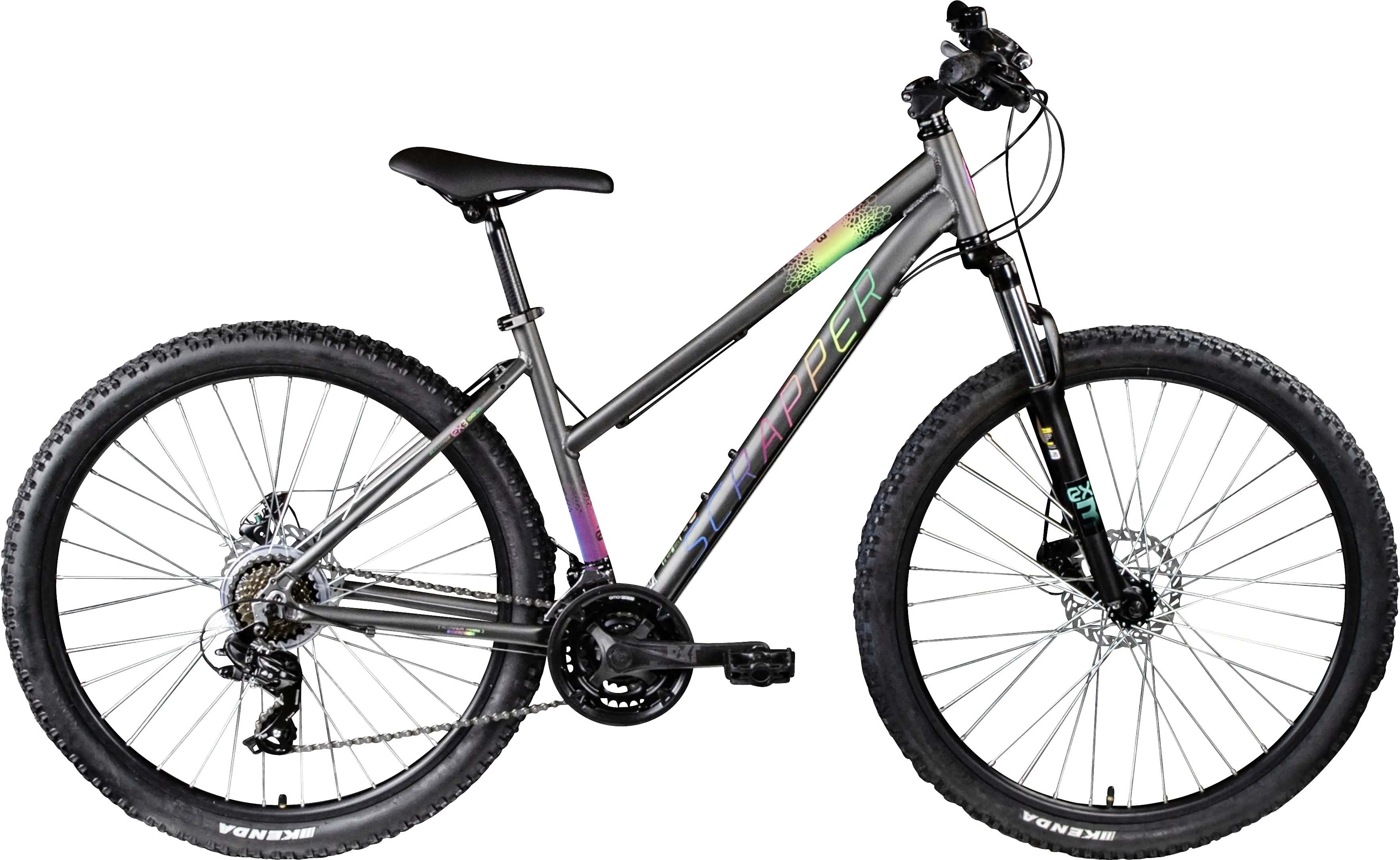 Scrapper Mountainbike EXALTA 3.1 MTB M 27,5 Zoll RH 44cm 21-Gang black rainbow