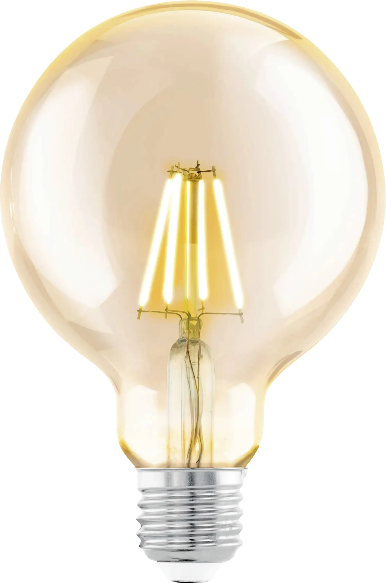 Eglo LED Leuchtmittel G95 E27 Globeform 4 W warmweiß amber Eglo LED Leuchtmittel G95 E27 Globeform 4 W warmweiß amber