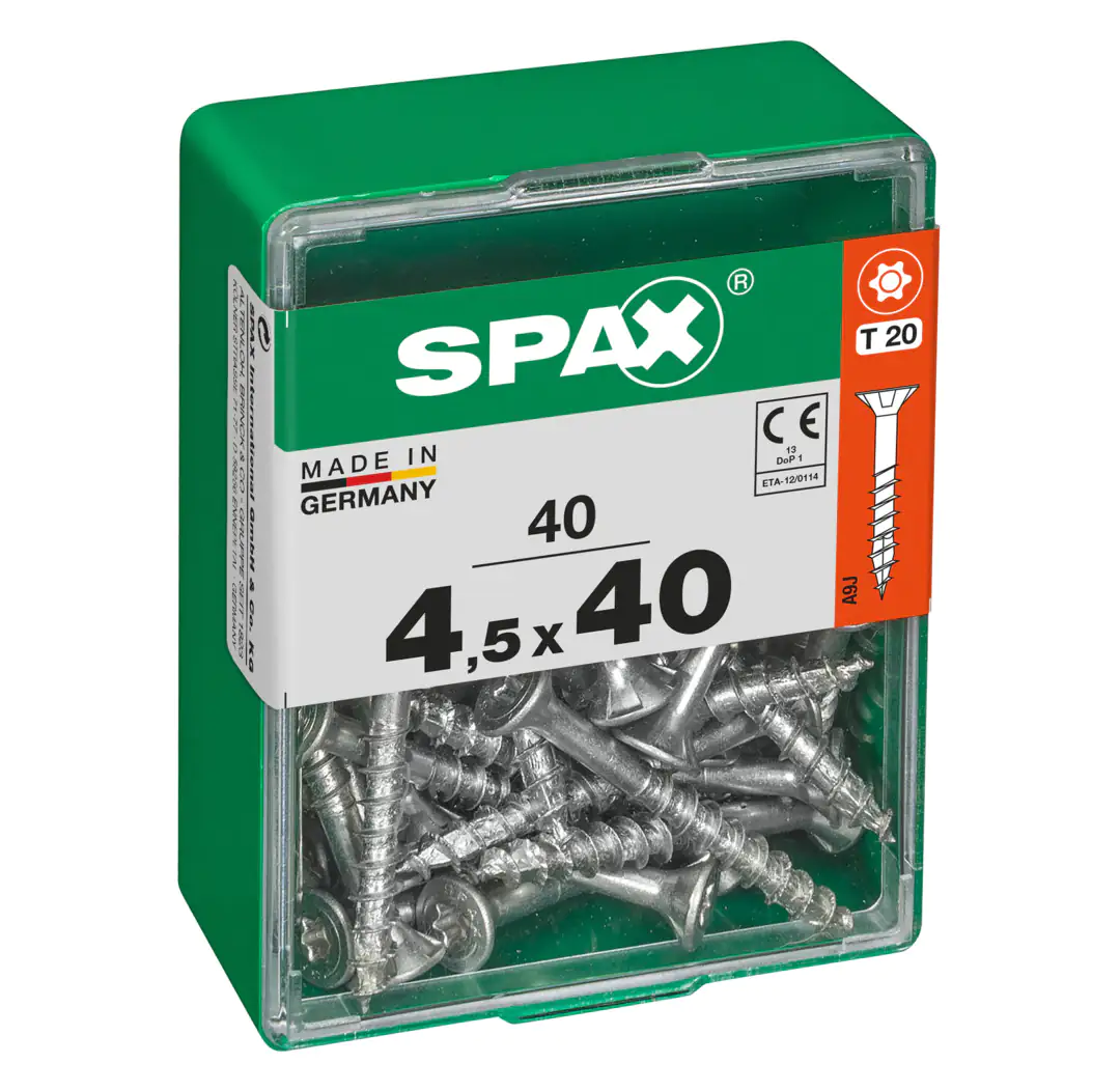 Spax Universalschrauben 4.5 x 40 mm TX 20 - 40 Stk.