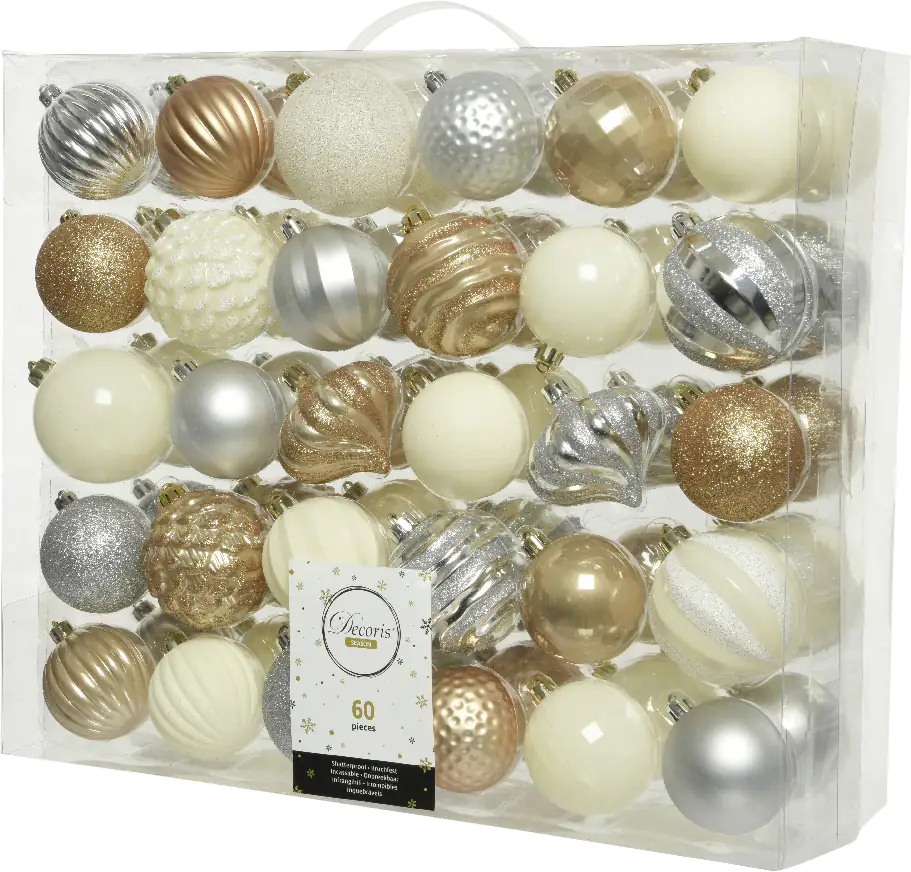 Kaemingk Weihnachtskugel aus Kunststoff - 60 Stück Kaemingk Weihnachtskugel aus Kunststoff - 60 Stück