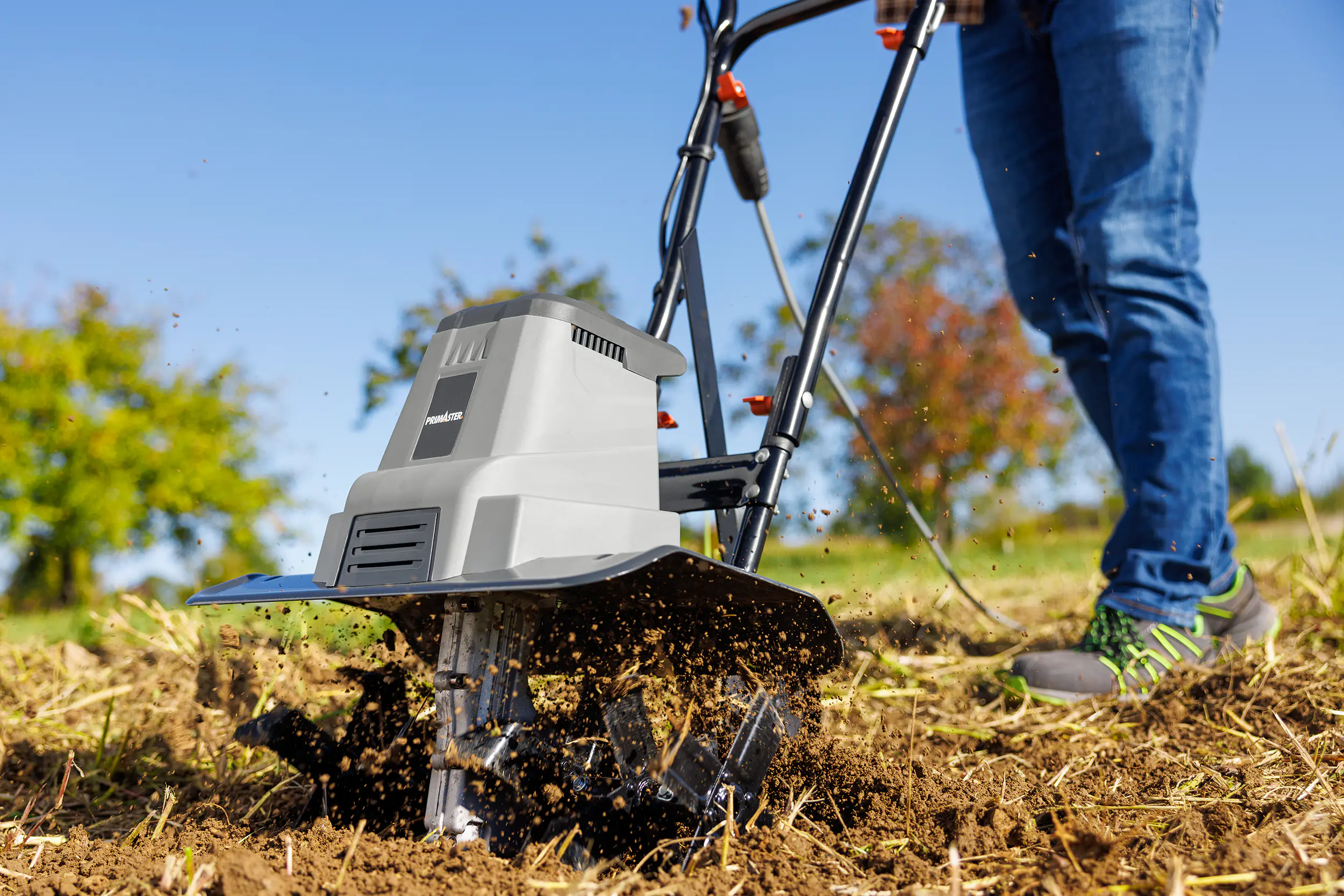 Primaster Elektro Bodenhacke PEB 1500 1500 W 32/45 cm Arbeitsbreite