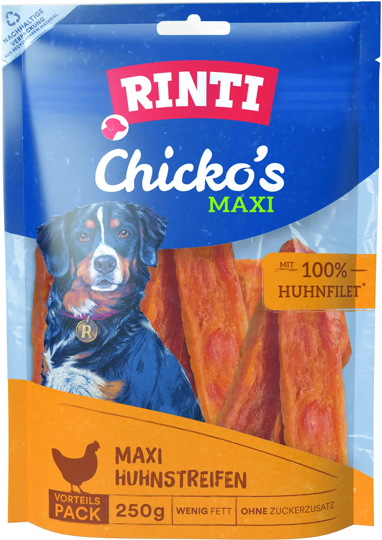 Rinti Chicko Maxi Hundesnack Huhn Vorratspack 250 g